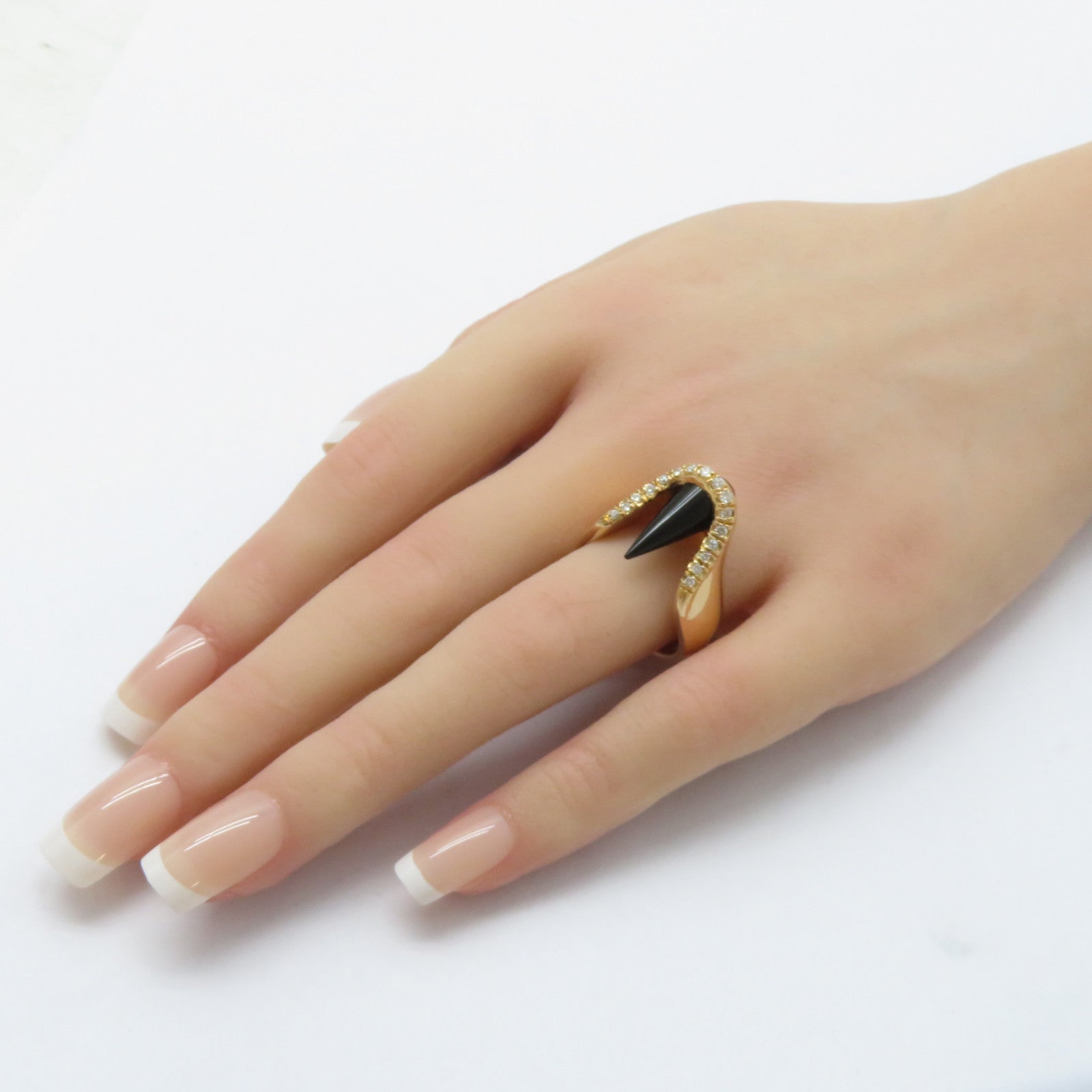 JEWELRY 【激減優惠】18K黃金Ruby Ring紅寶石鑚石戒指US#7.75
