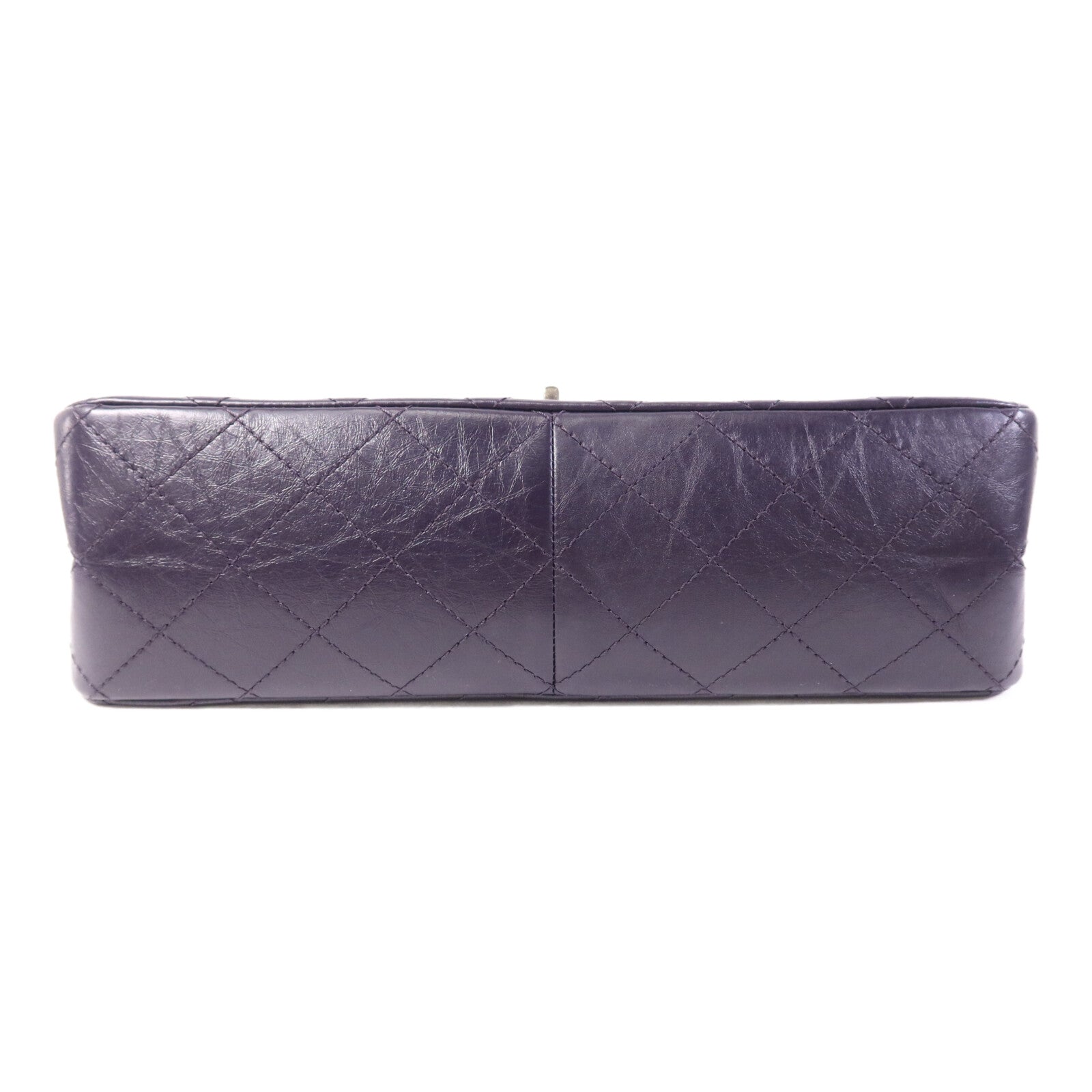 CHANEL 羊皮皮革Chanel 2.55 Large銀扣鏈帶肩背袋