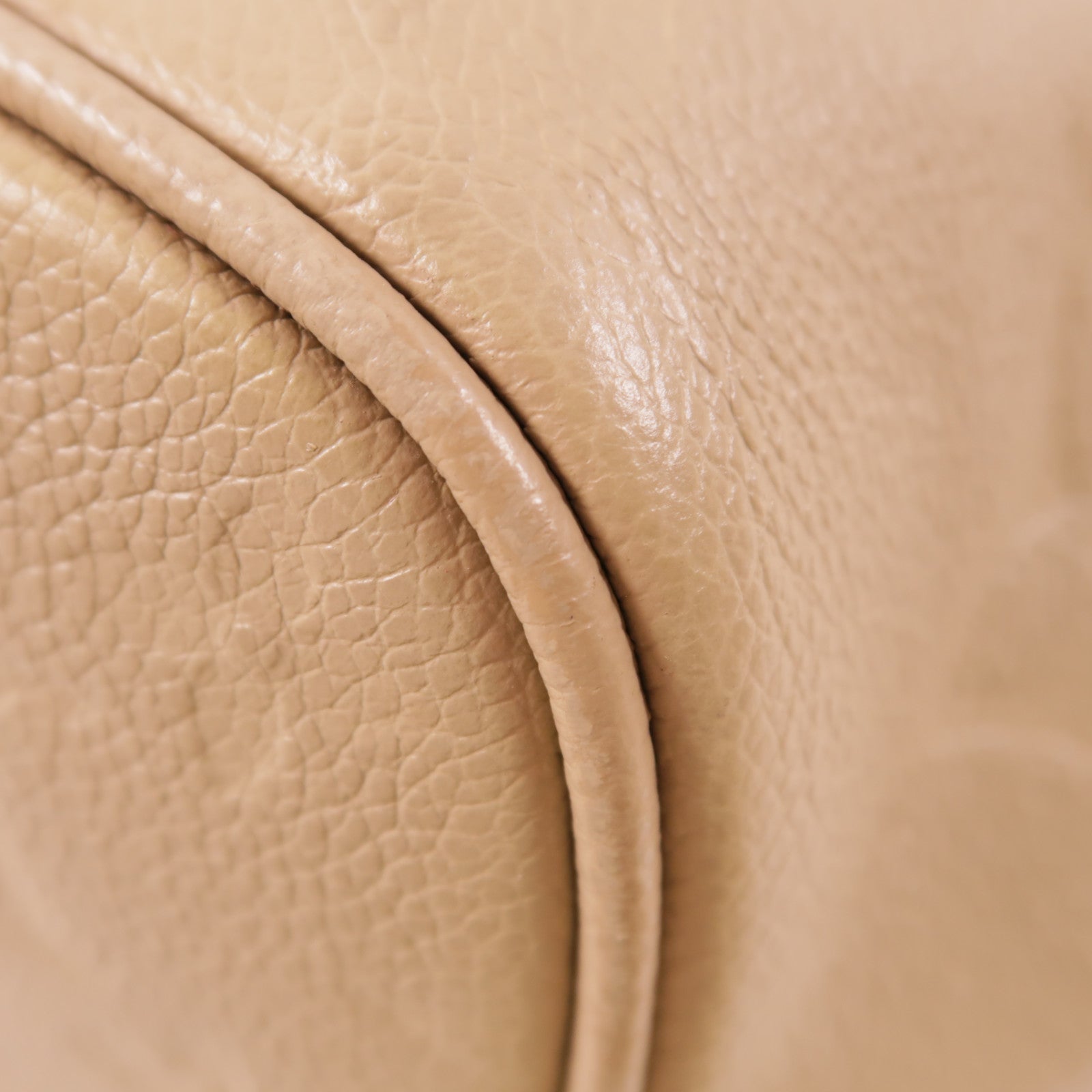 LOUIS VUITTON Monogram Empreinte Neverfull MM金扣肩背袋