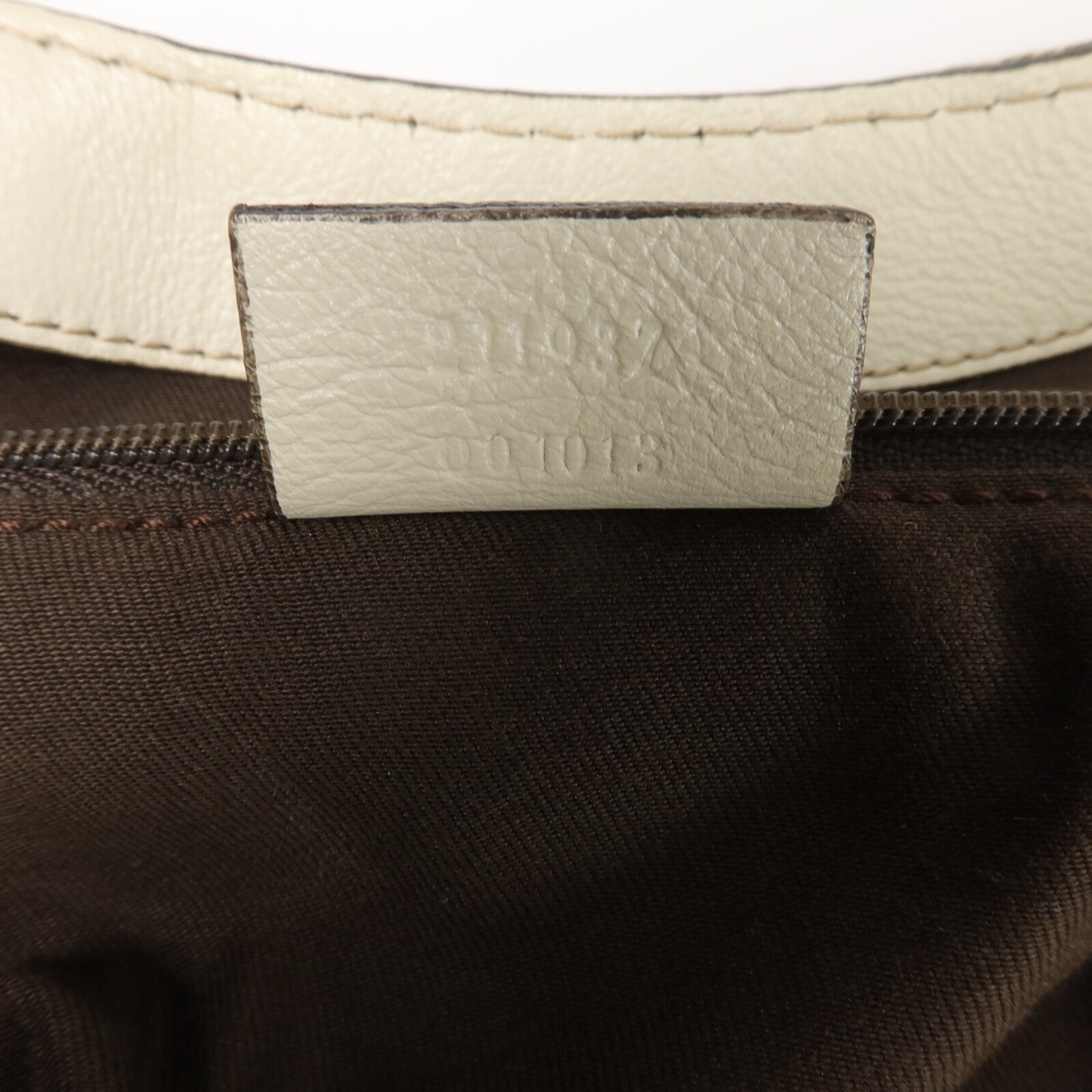 GUCCI 帆布/牛皮皮革Web Flap Tote肩背袋