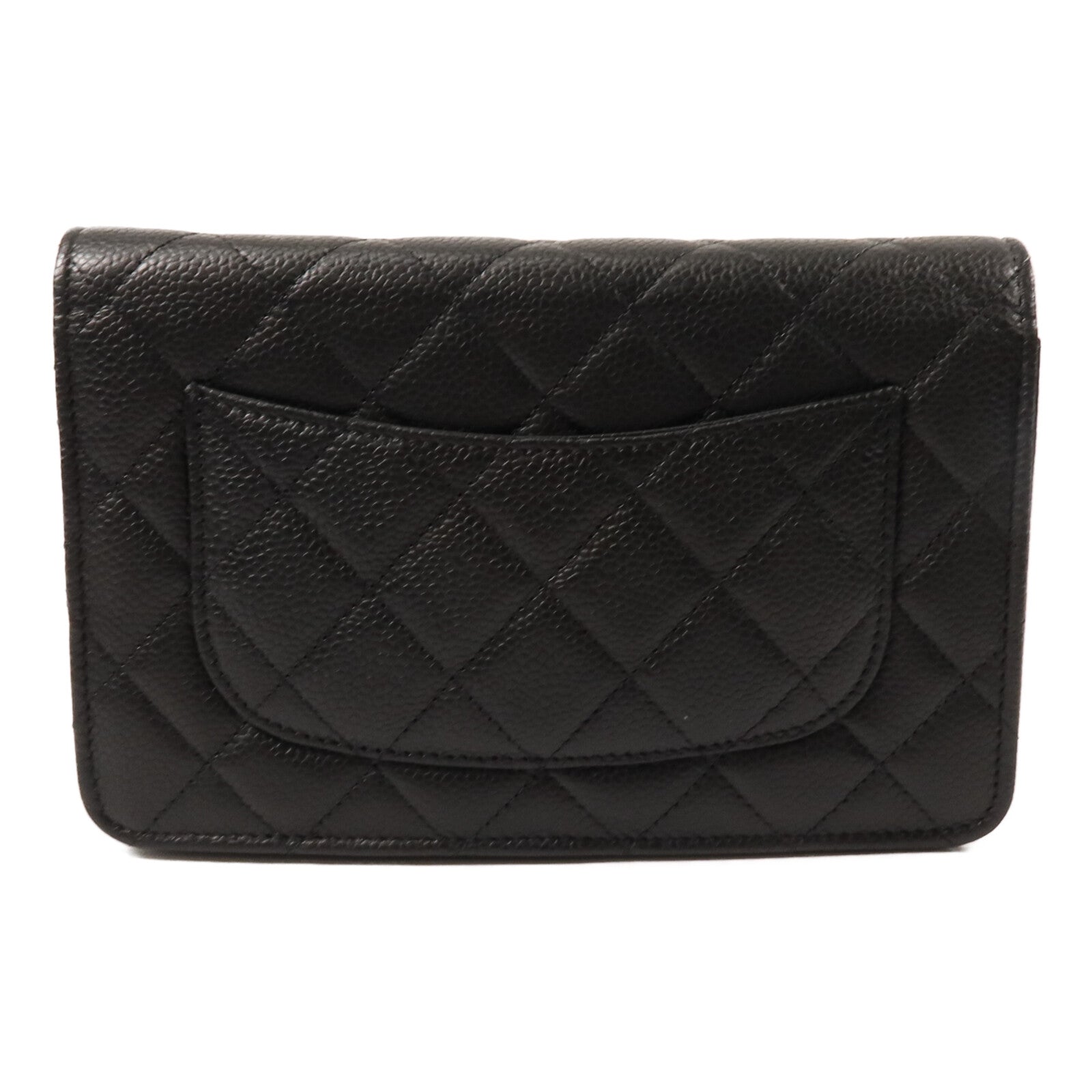 CHANEL 牛皮皮革WOC Wallet On Chain鏈帶肩背袋