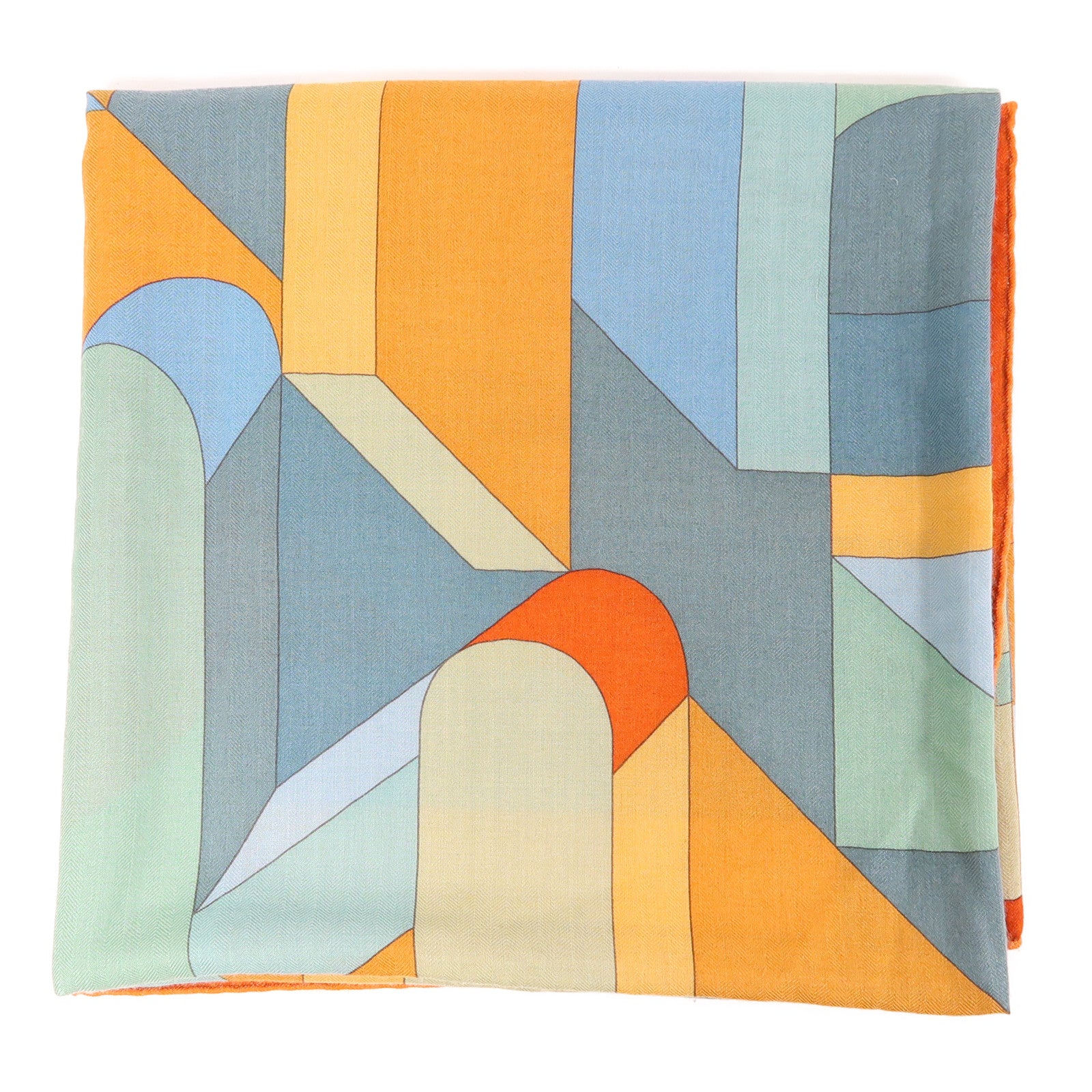 HERMES 羊絨/絲質Scarf圍巾