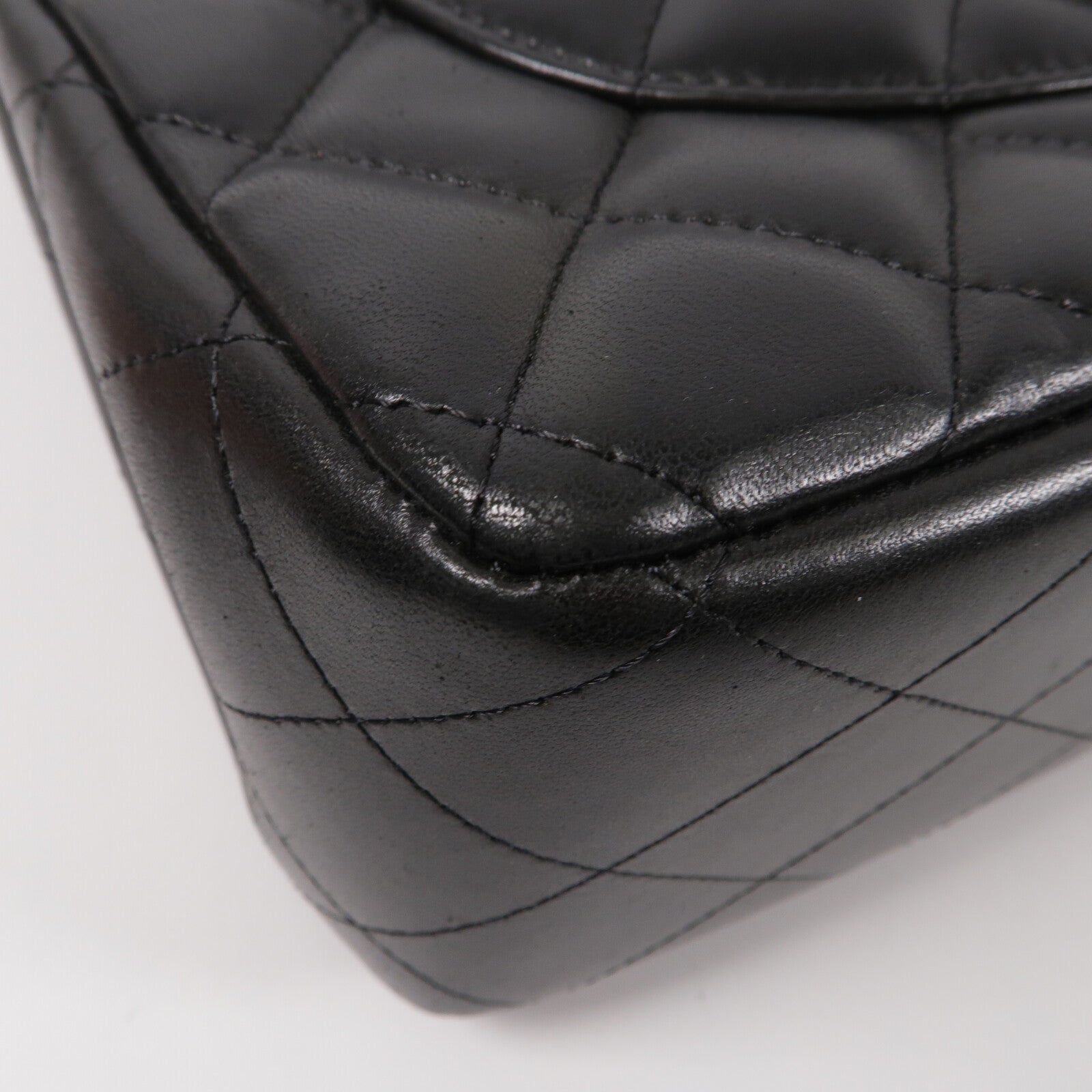 CHANEL 羊皮皮革Large Classic鏈帶肩背袋
