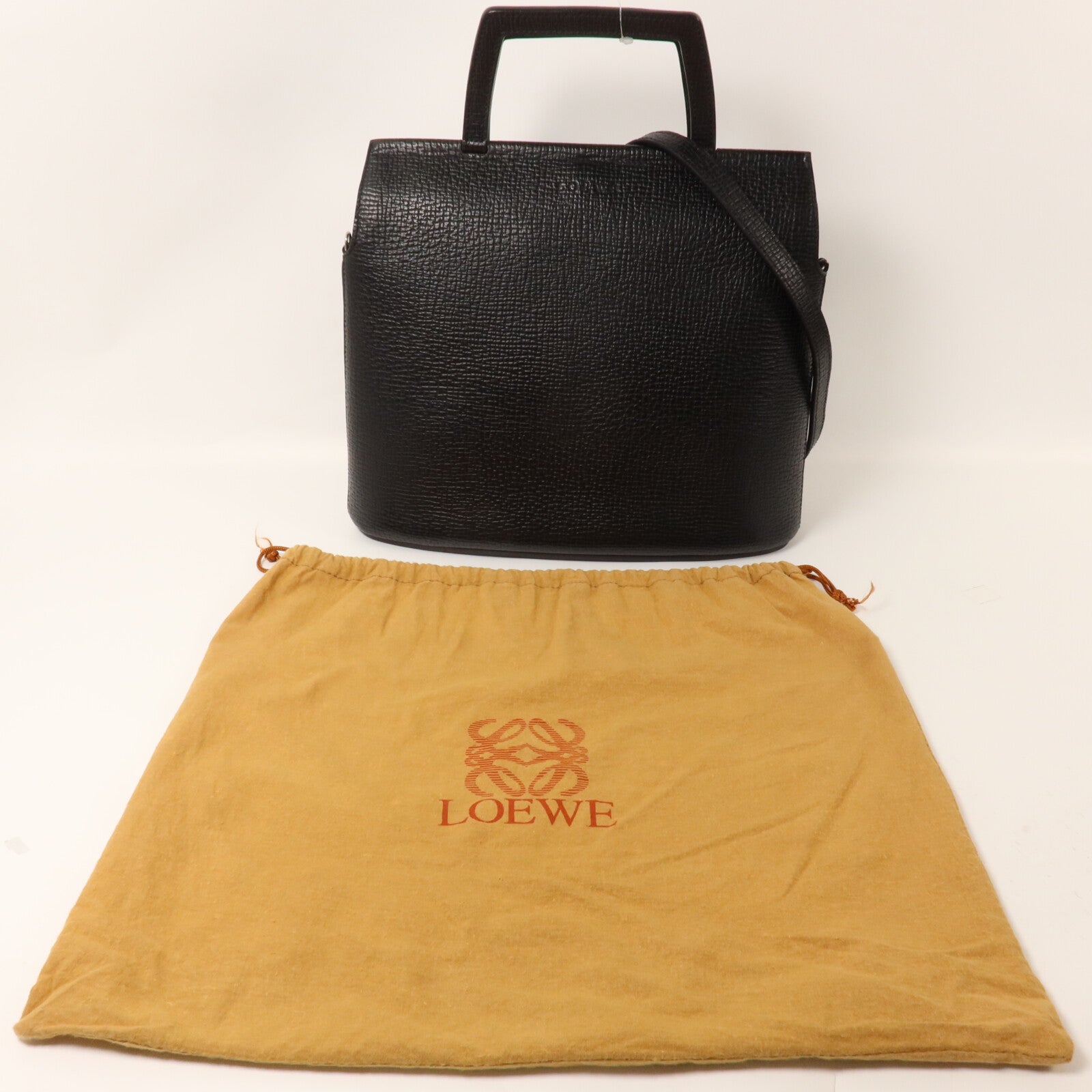 LOEWE 牛皮皮革Shoulder Bag手挽肩背兩用袋