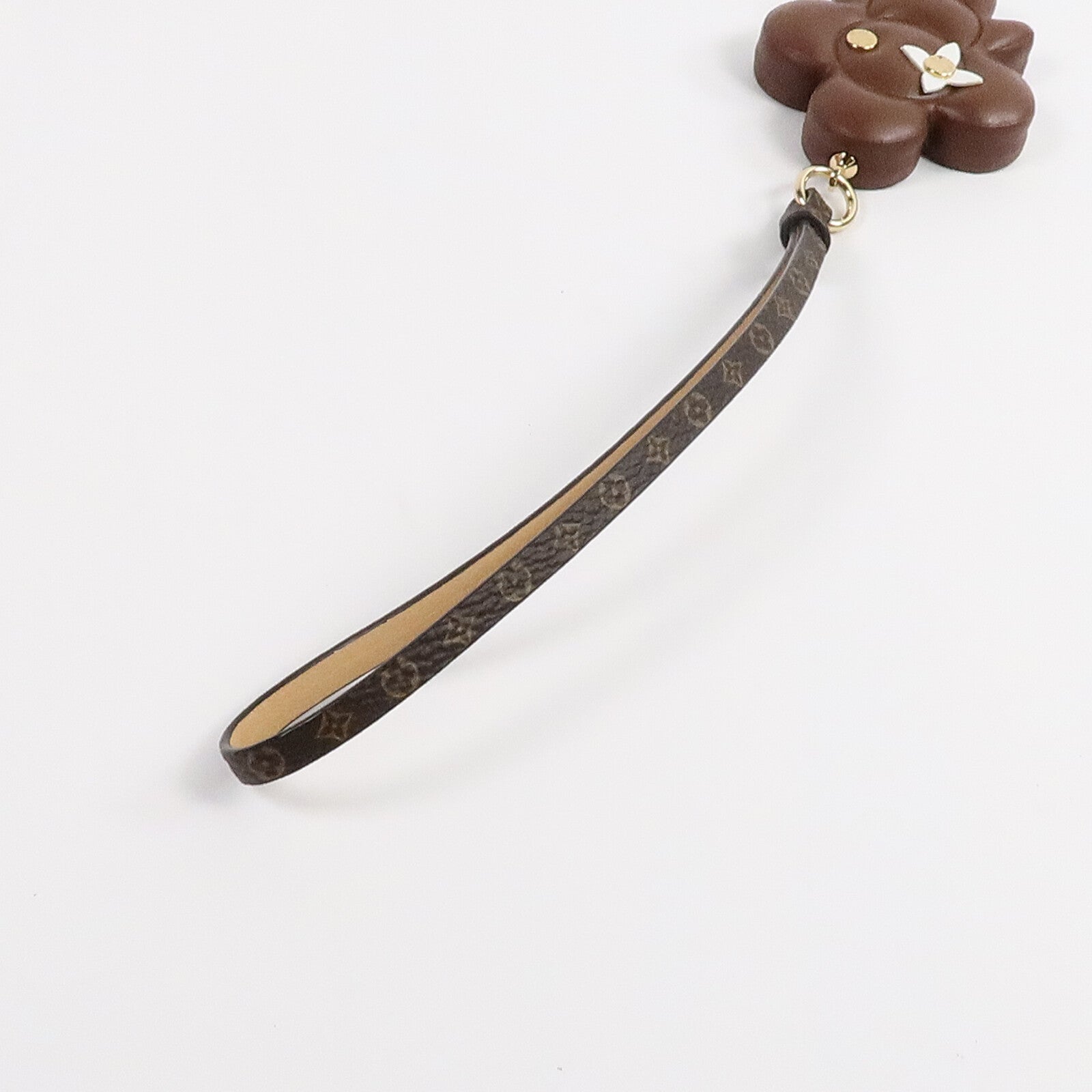 LOUIS VUITTON Monogram/金屬Vivienne Chocolate Bag Charm掛飾