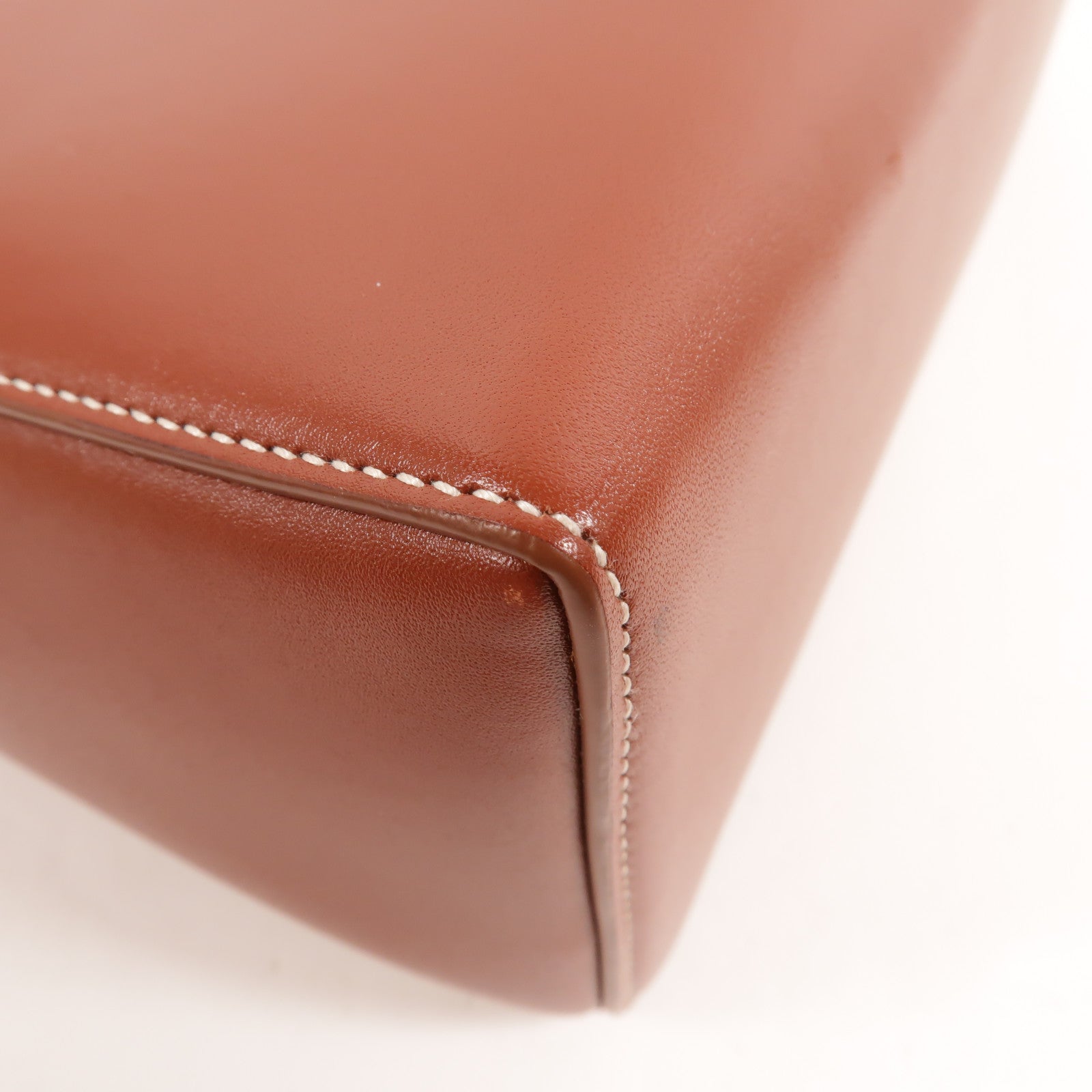Loro Piana 牛皮皮革Extra Bag L27金扣手挽肩背兩用袋