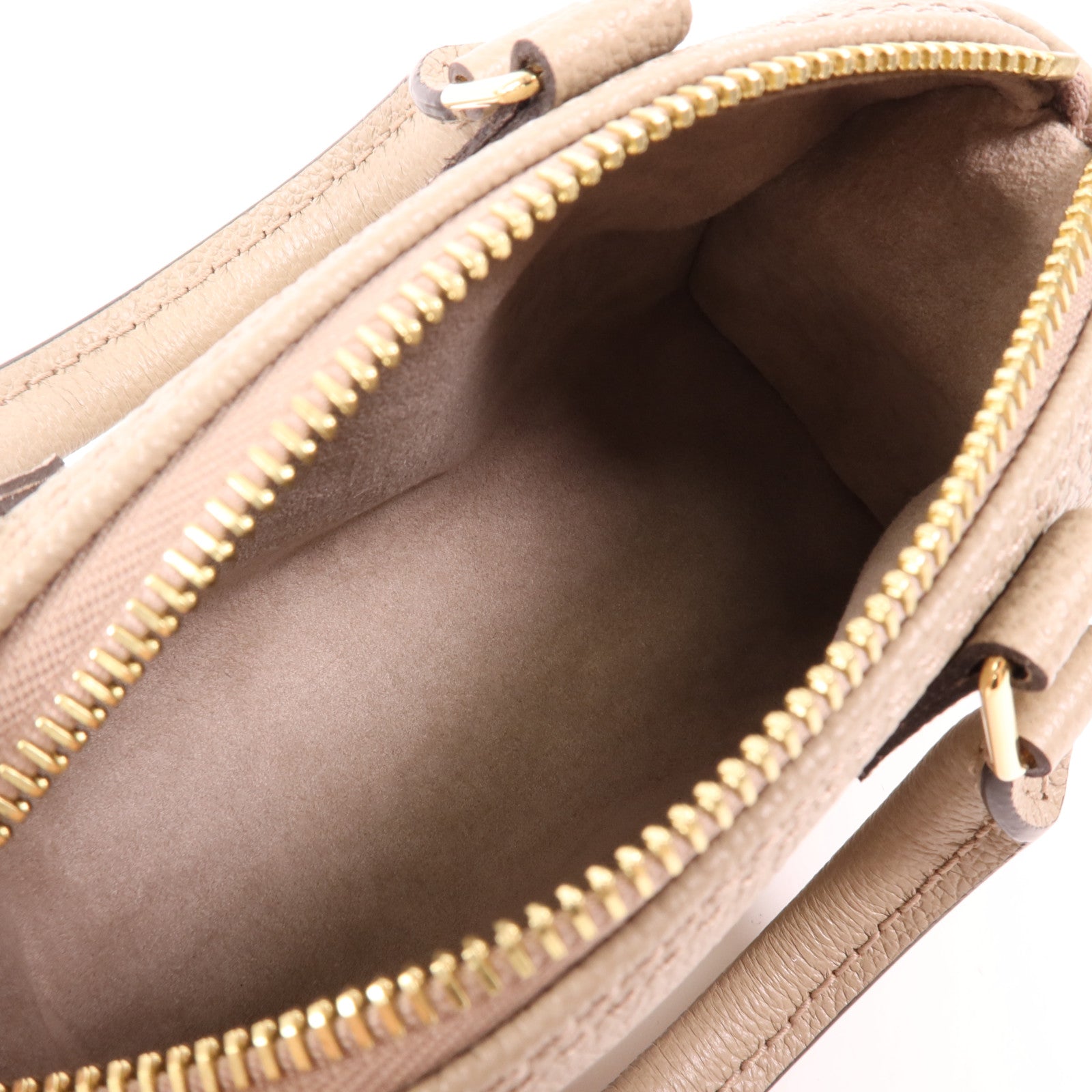 LOUIS VUITTON Monogram Empreinte Nano Speedy金扣手挽肩背兩用袋