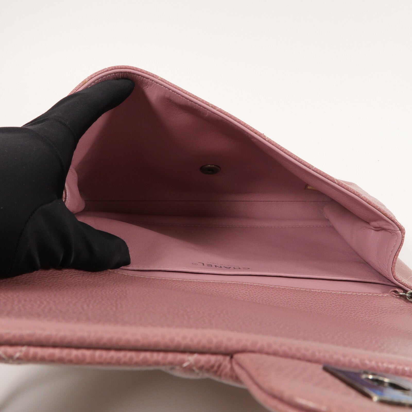 CHANEL 牛皮皮革Clutch Flap With Chain鏈帶肩背袋
