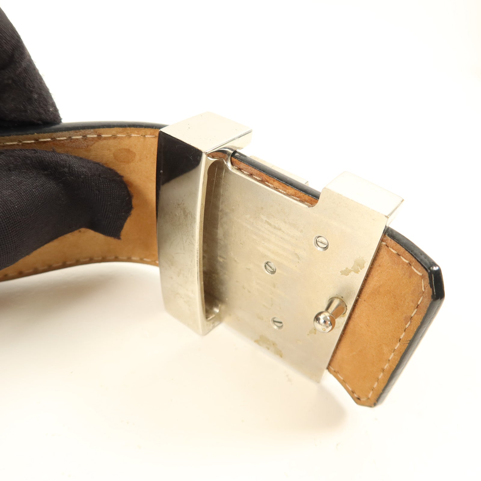 LOUIS VUITTON Epi Initials Belt 80cm皮帶
