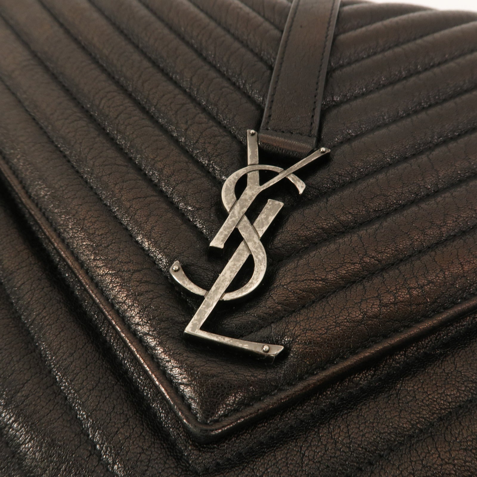 SAINT LAURENT 牛皮皮革College Large手挽肩背兩用袋