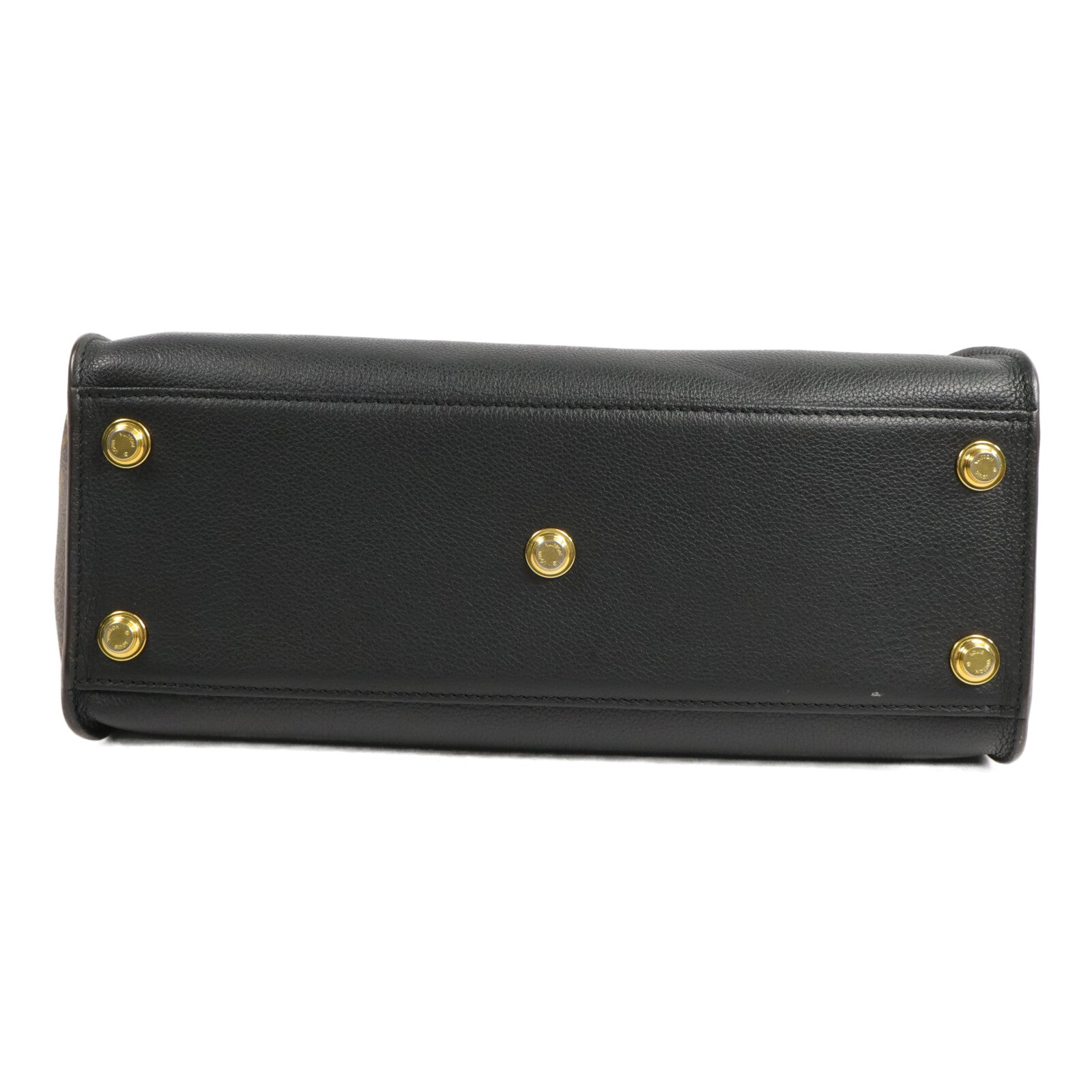 LOUIS VUITTON Monogram/牛皮皮革On My Side MM手挽肩背兩用袋