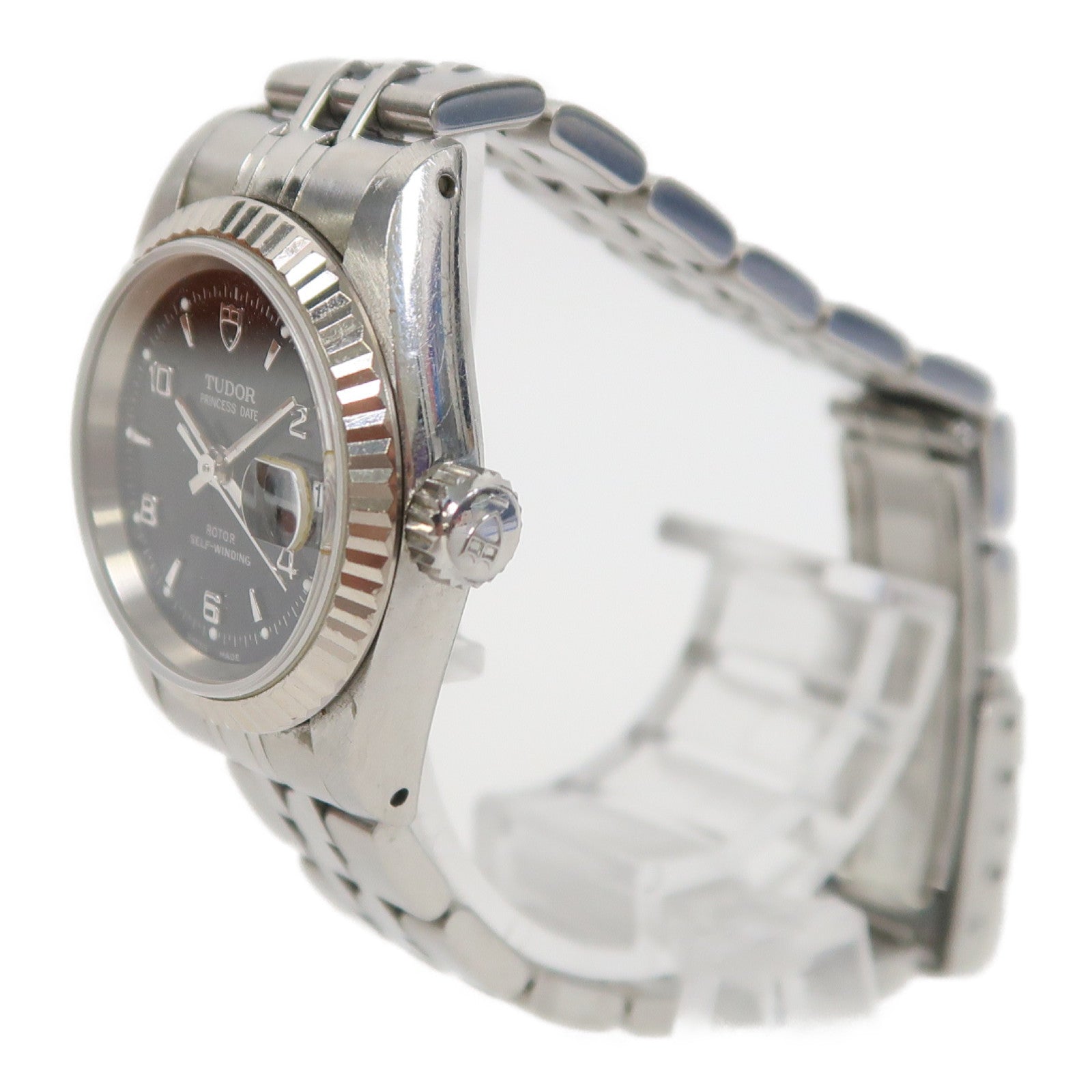 TUDOR Princess Date不鏽鋼手錶自動機芯黑色