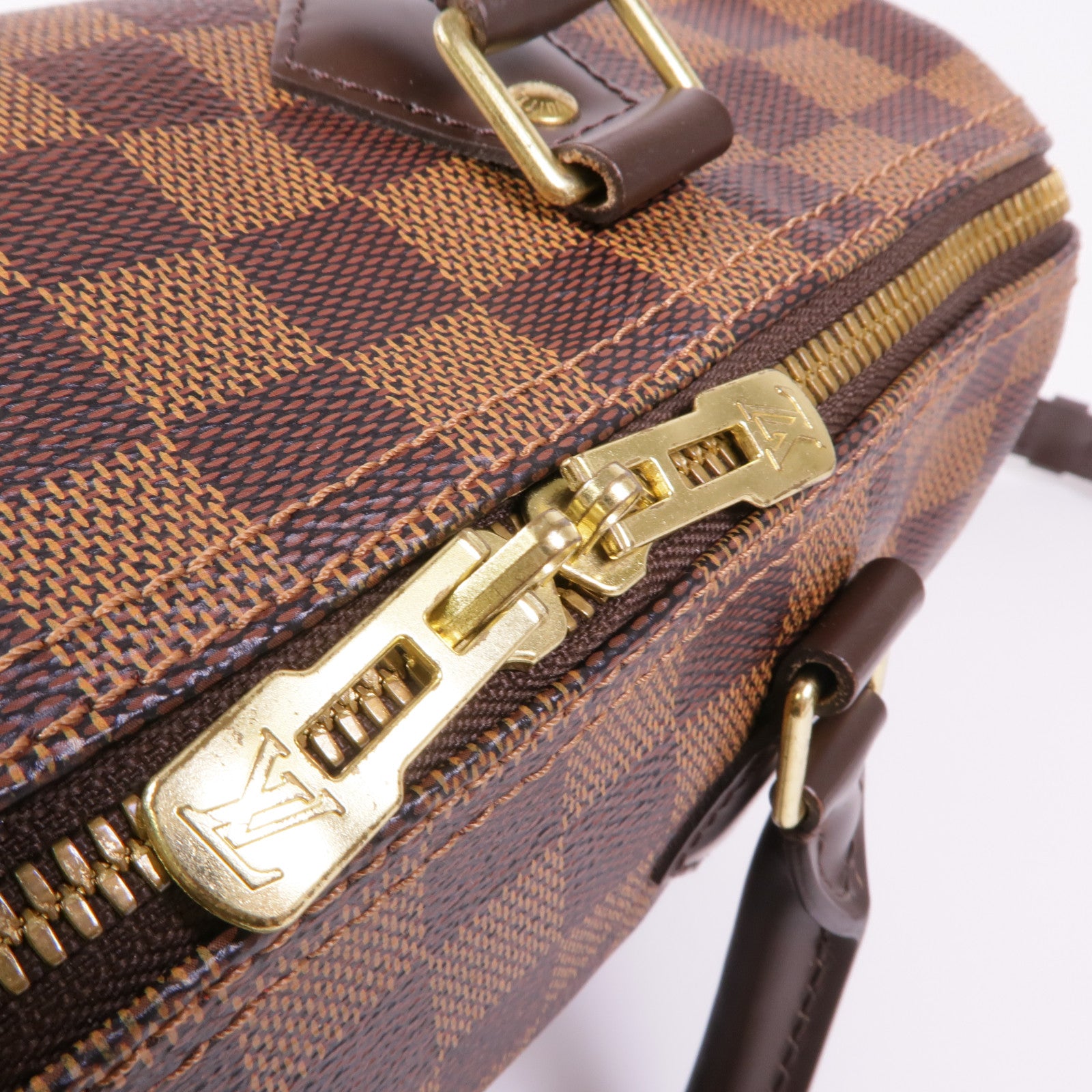 LOUIS VUITTON Damier Speedy Bandouliere 25手挽袋