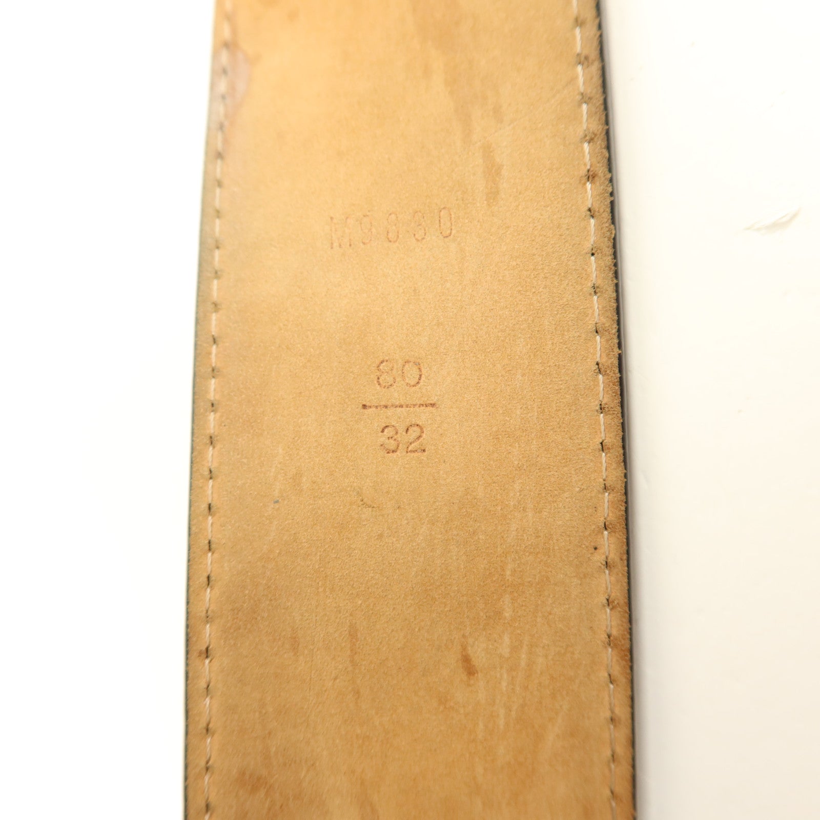 LOUIS VUITTON Epi Initials Belt 80cm皮帶