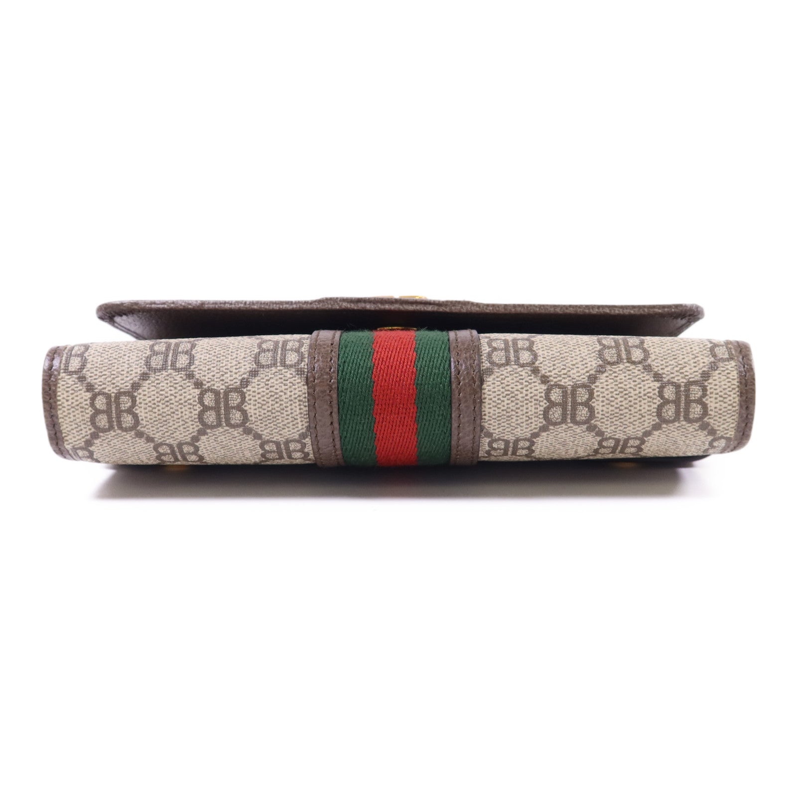 GUCCI 【激減優惠】塗層帆布Gucci x Balenciaga The Hacker Mini Bag金扣肩背袋