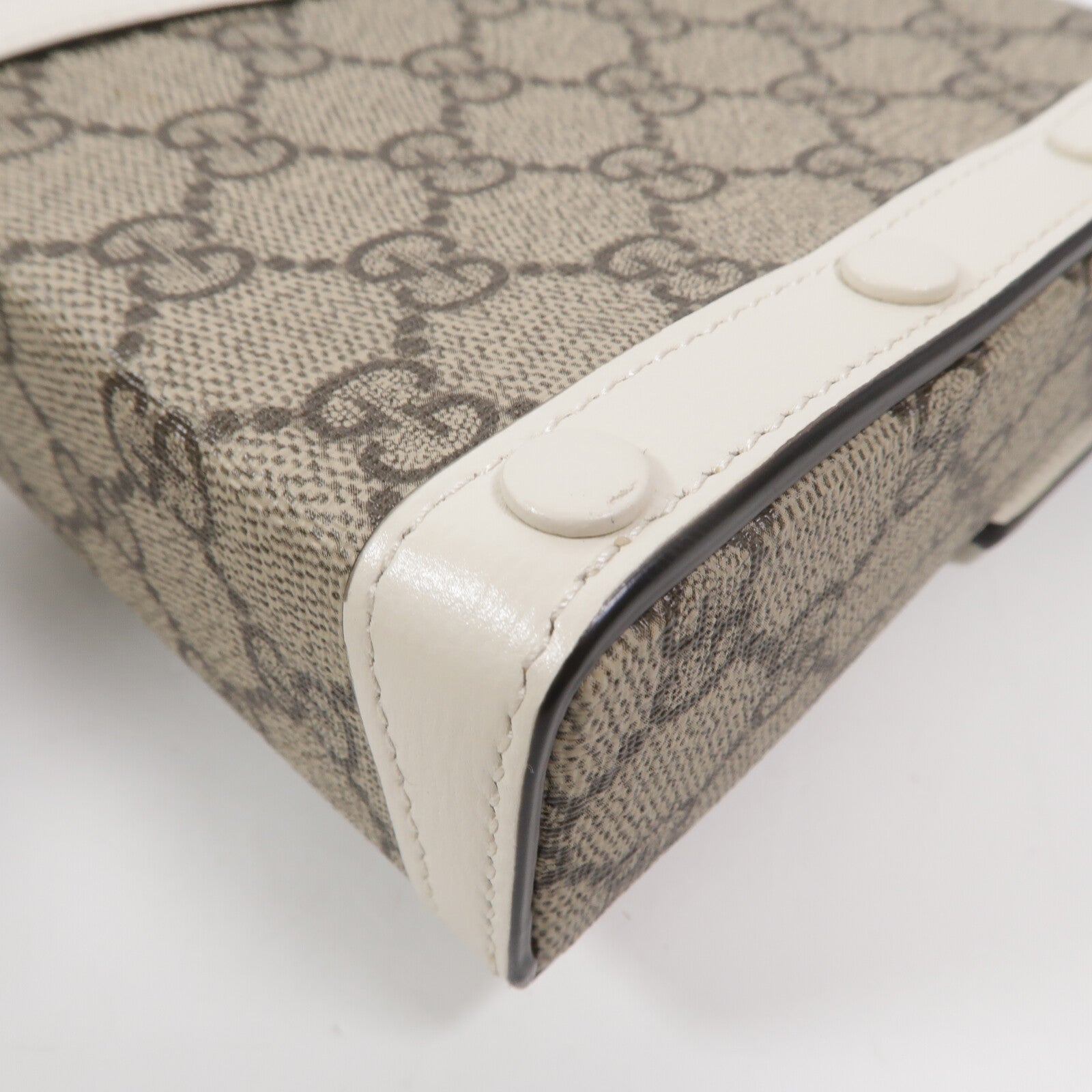 GUCCI 塗層帆布1955 Horsebit Mini肩背袋