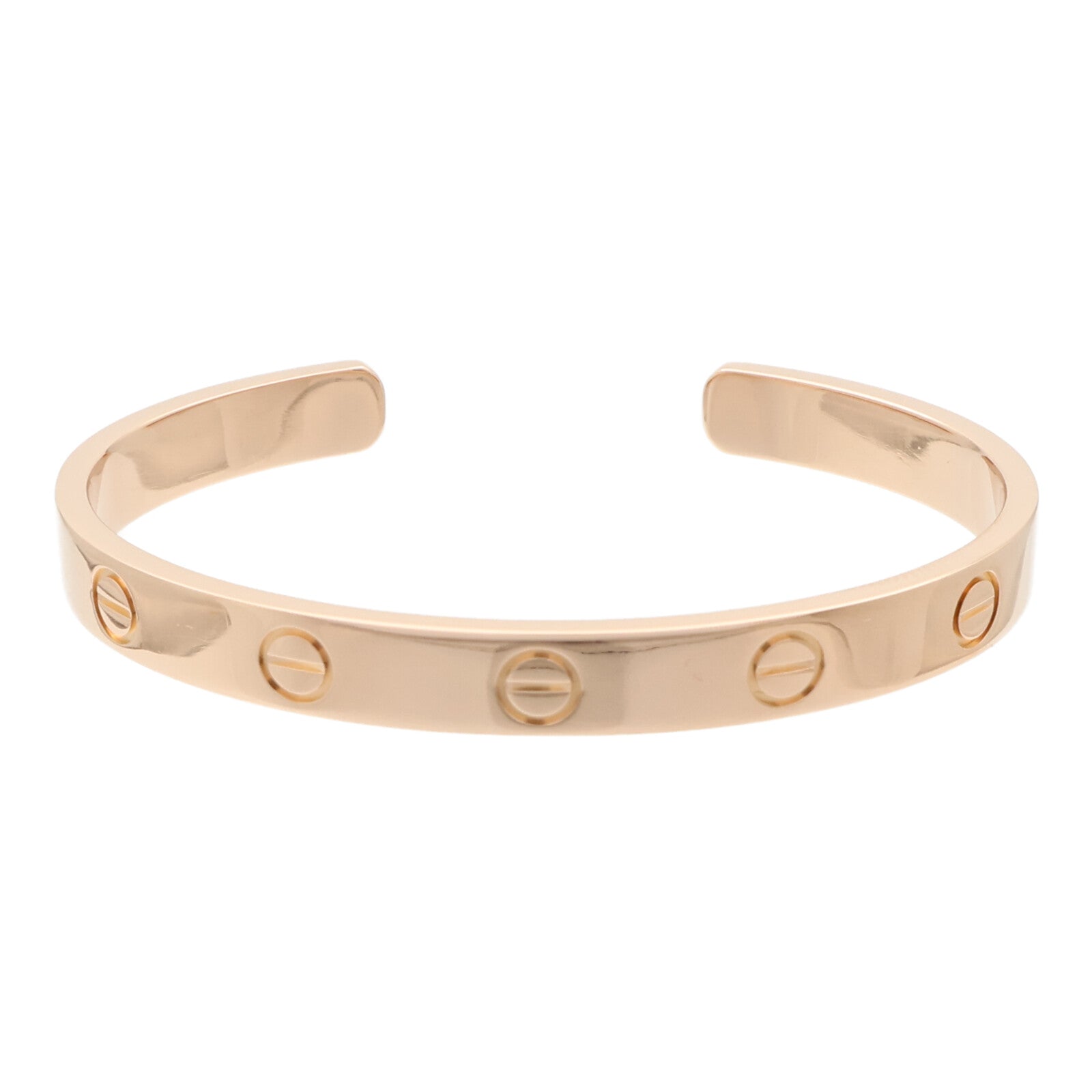 CARTIER 18K玫瑰金Love Bangle Open手鐲Cartier#16