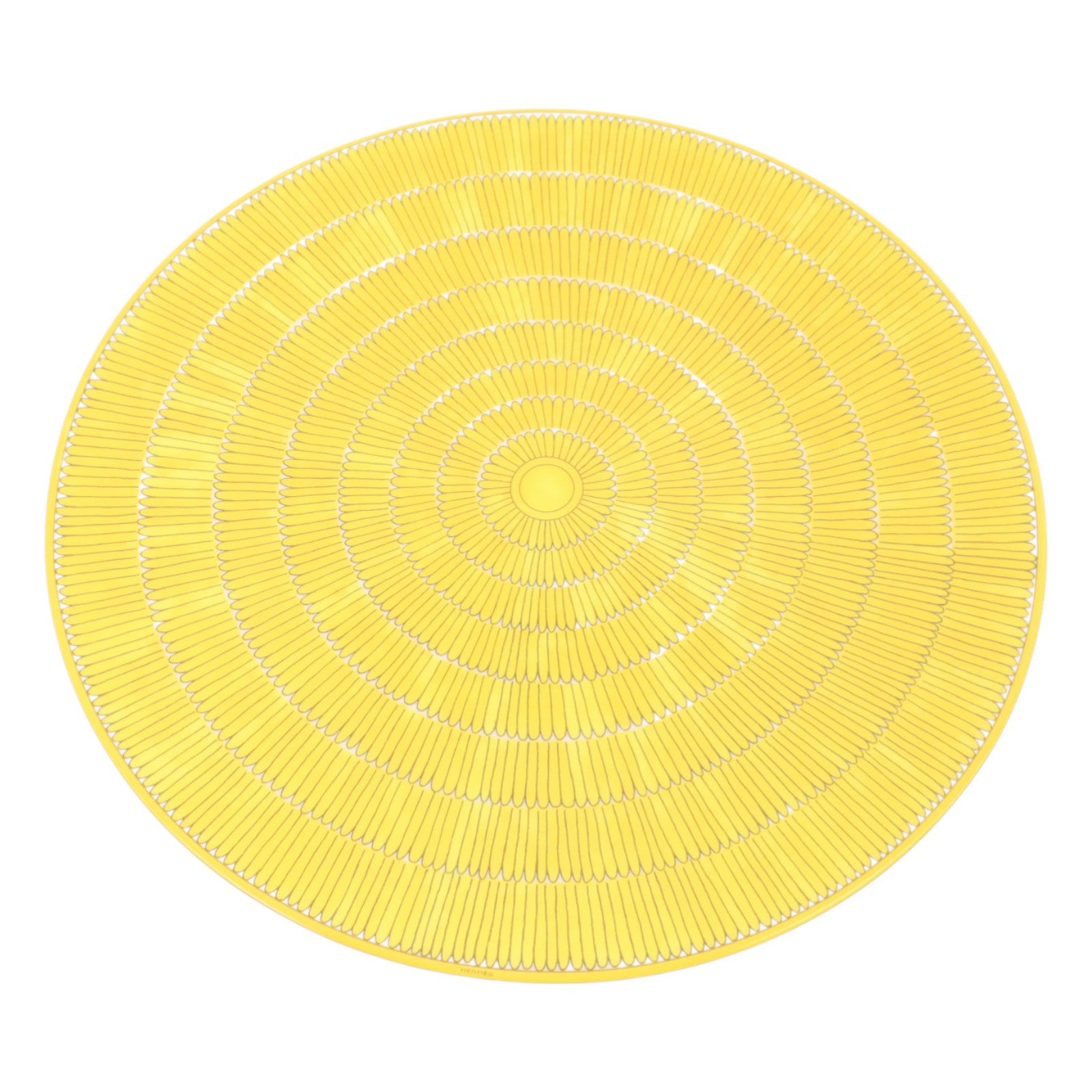 HERMES 陶瓷Soleil d'Hermes presentation Plate x2pcs陶瓷展示盤套裝