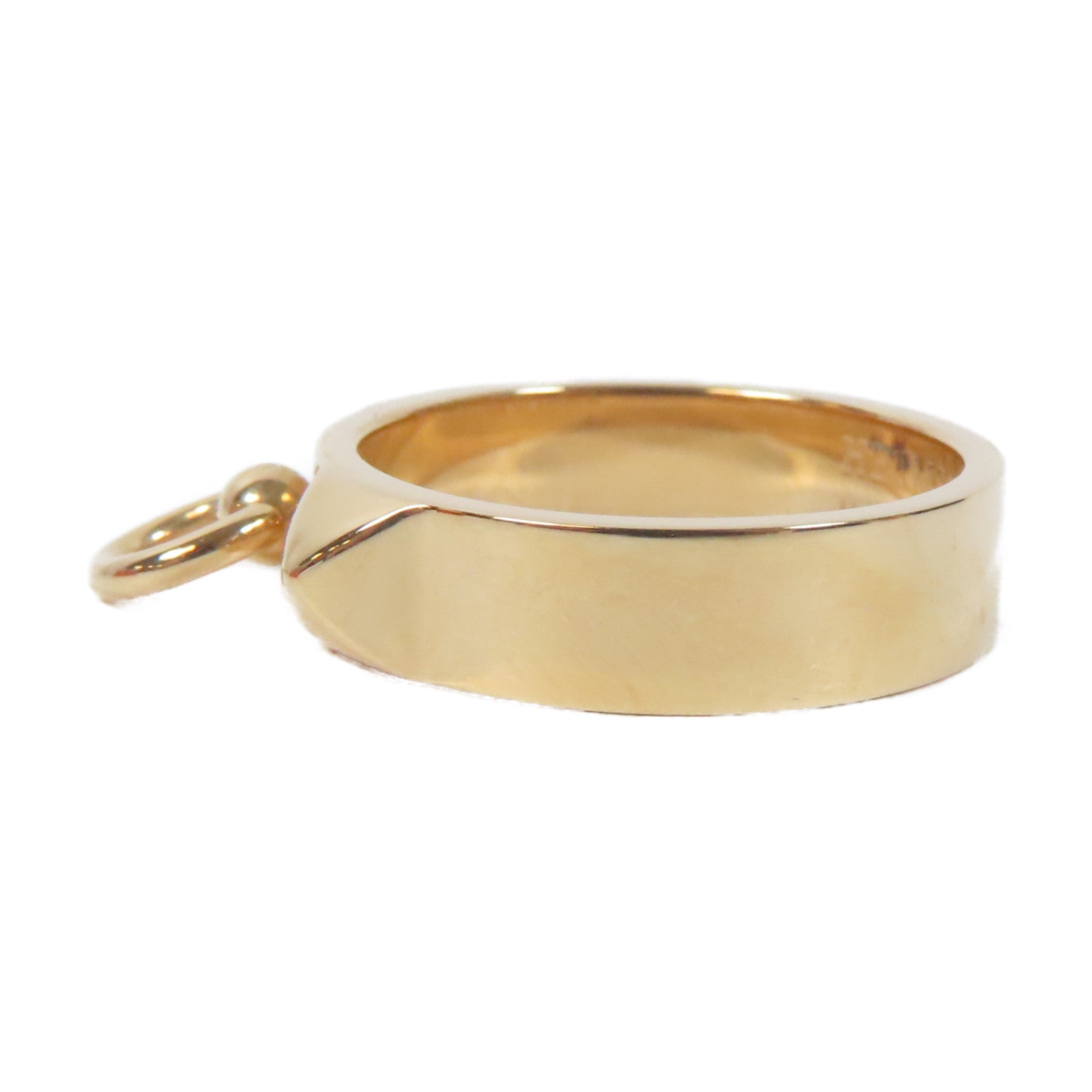 HERMES 18K黃金Colier De Chien Ring戒指US#6.25/Hermes#53