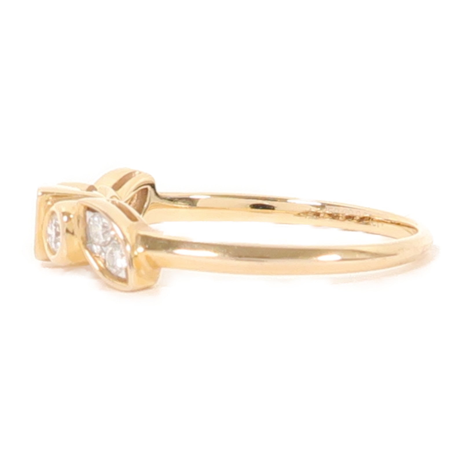 JEWELRY 18K玫瑰金Diamond Ring 0.22ct鑽石戒指US#5.75