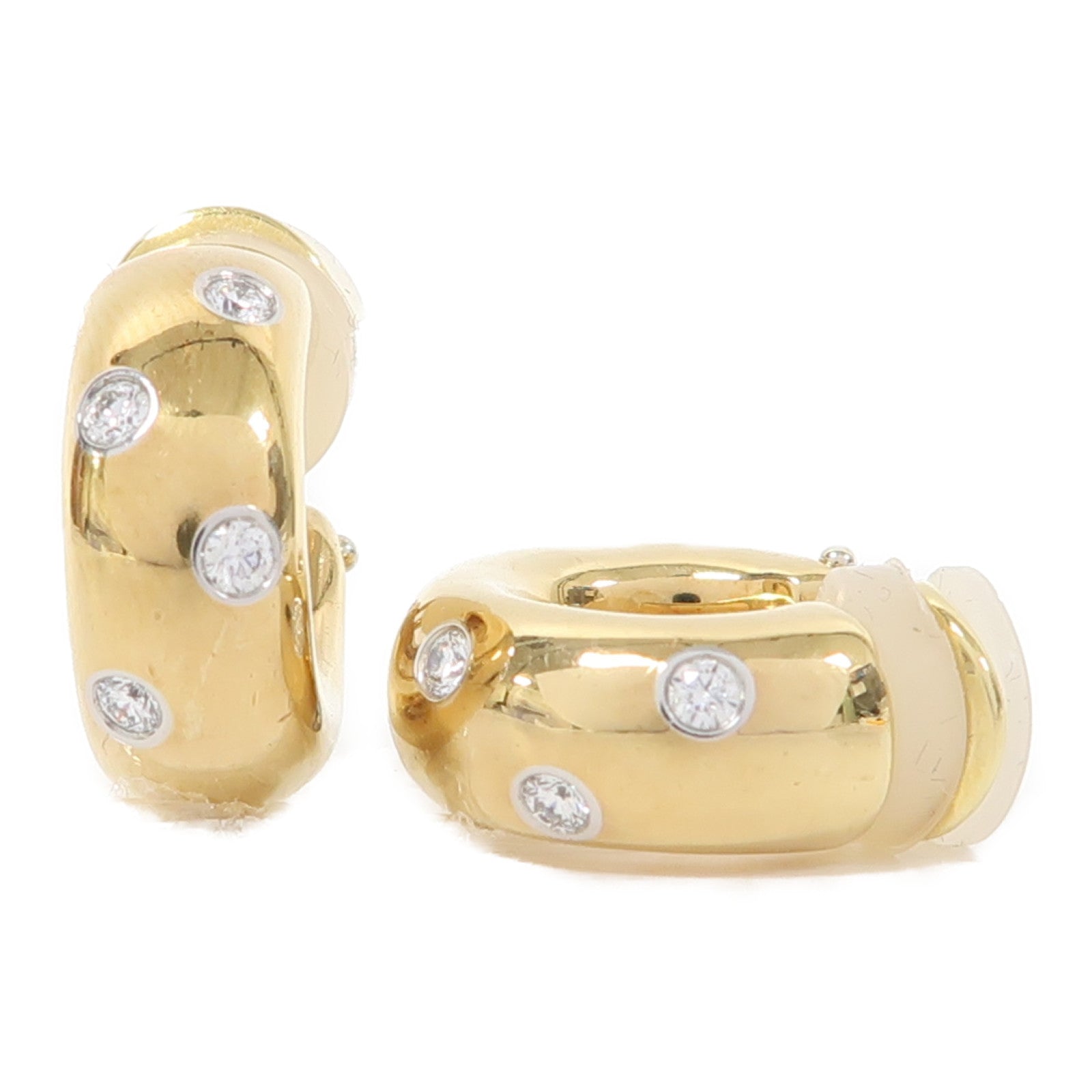 TIFFANY＆CO 18K金/Pt950鉑金Elsa Peretti Earrings耳環