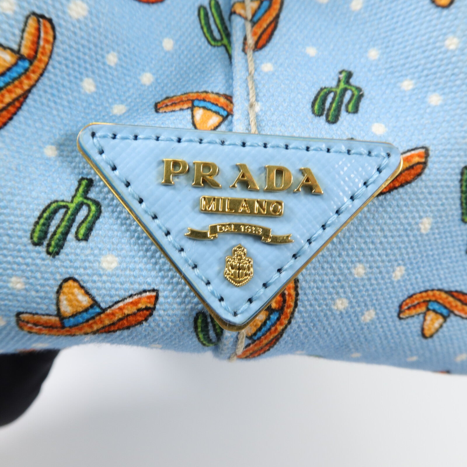 PRADA 帆布Canapa手挽肩背兩用袋