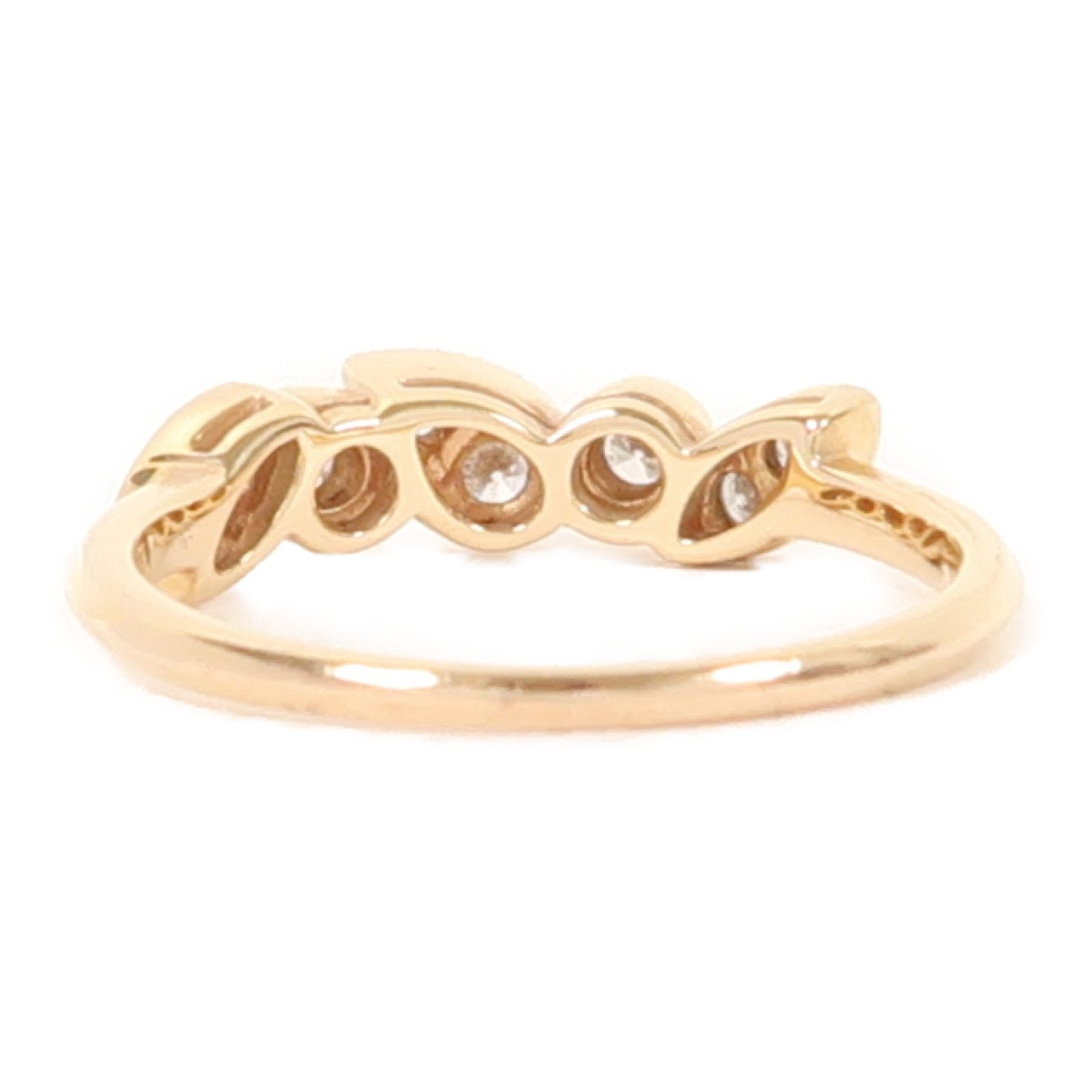JEWELRY 18K玫瑰金Diamond Ring 0.22ct鑽石戒指US#5.75