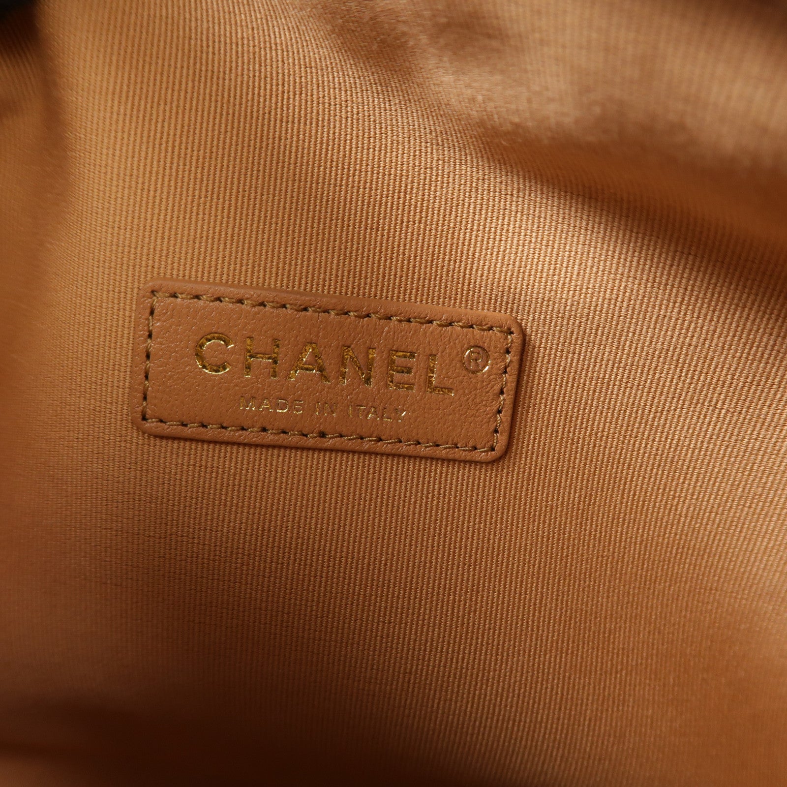 CHANEL 羊皮皮革24K Camera Bag鏈帶肩背袋