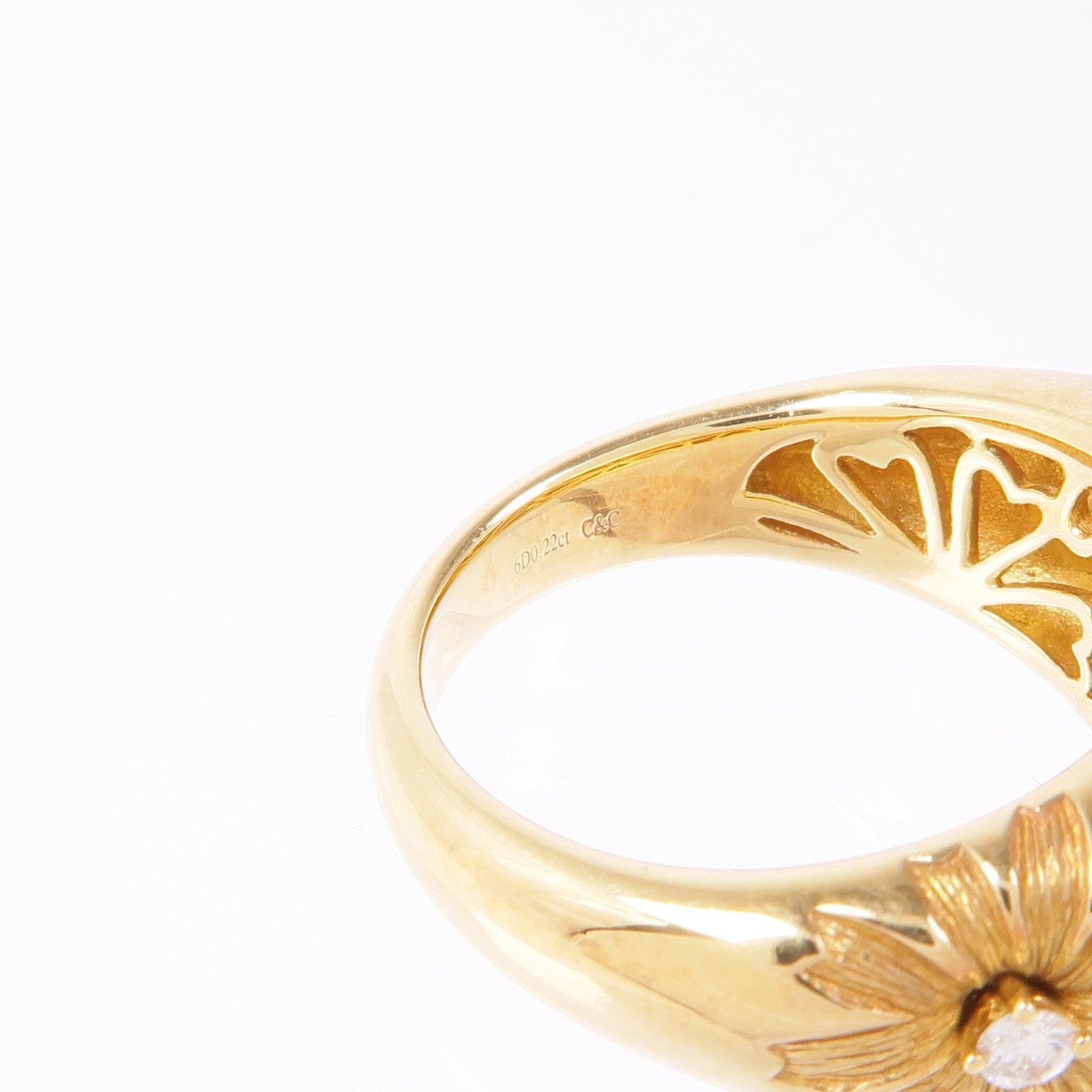 JEWELRY 18K黄金Diamond Ring鑽石戒指US#7