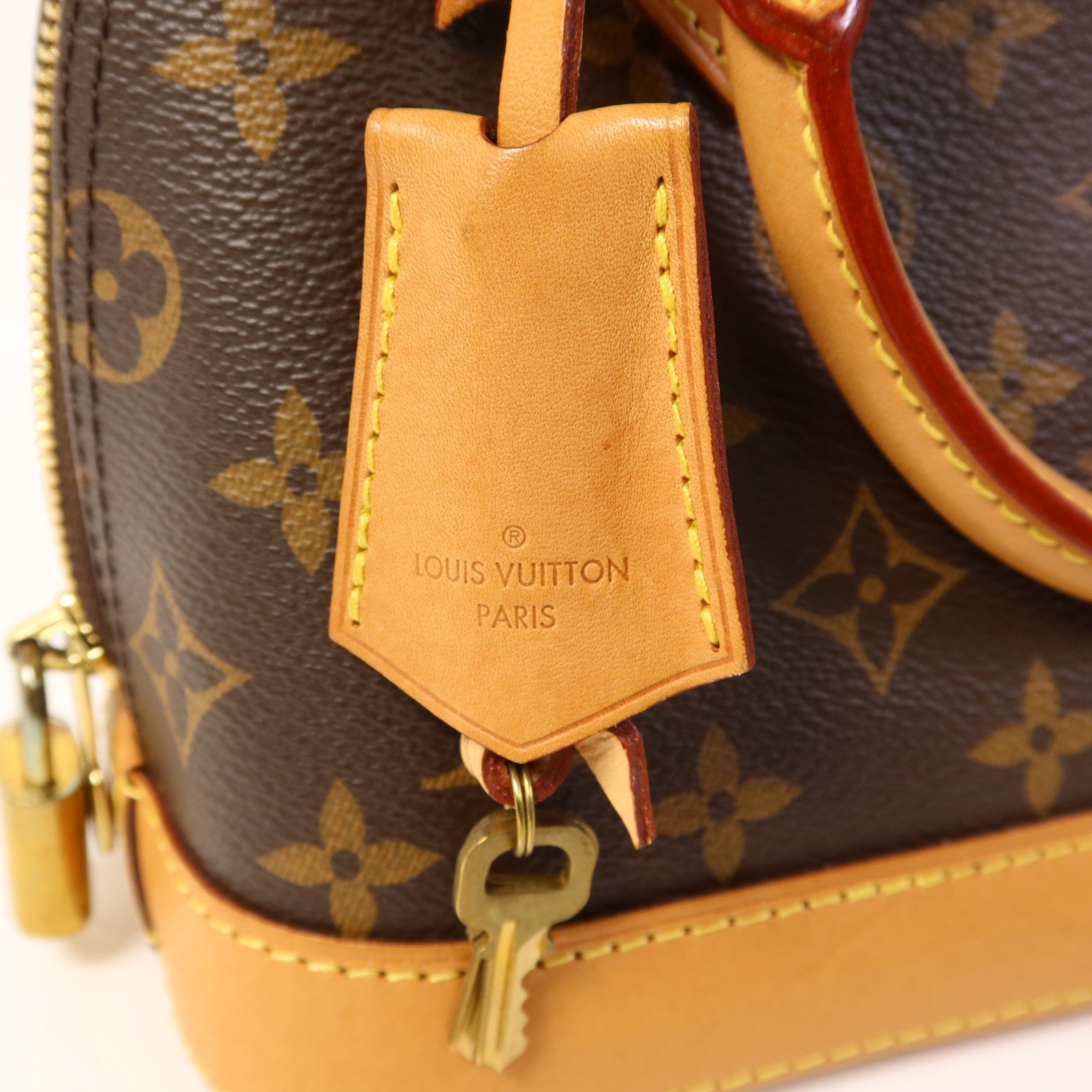 LOUIS VUITTON Monogram Alma BB金扣手挽肩背兩用袋