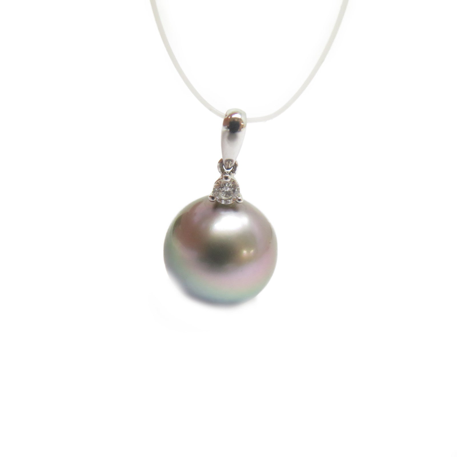 JEWELRY 18K白金Pearl Pendant Top