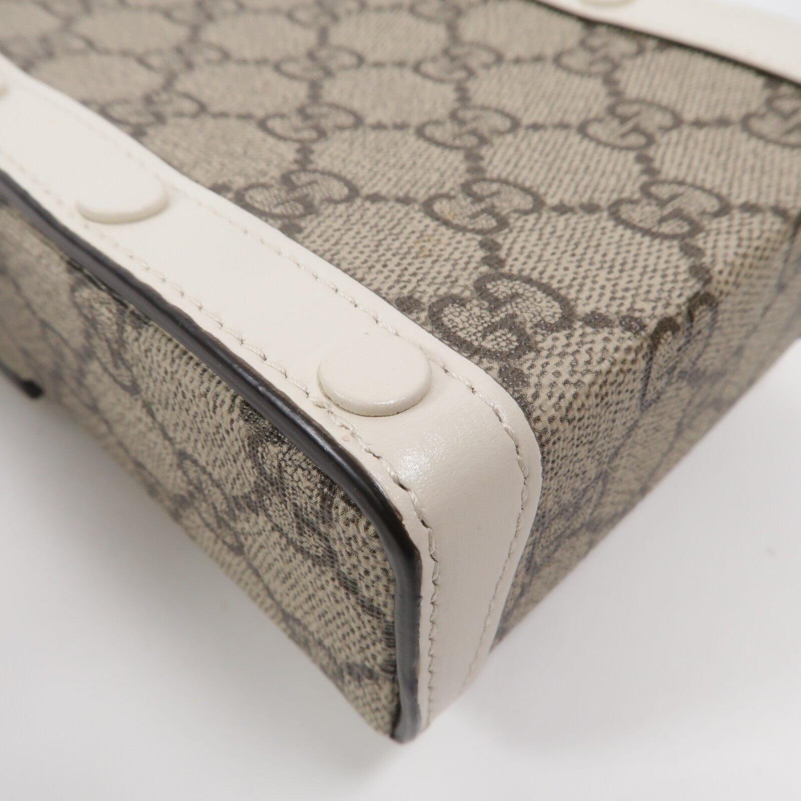 GUCCI 塗層帆布1955 Horsebit Mini肩背袋
