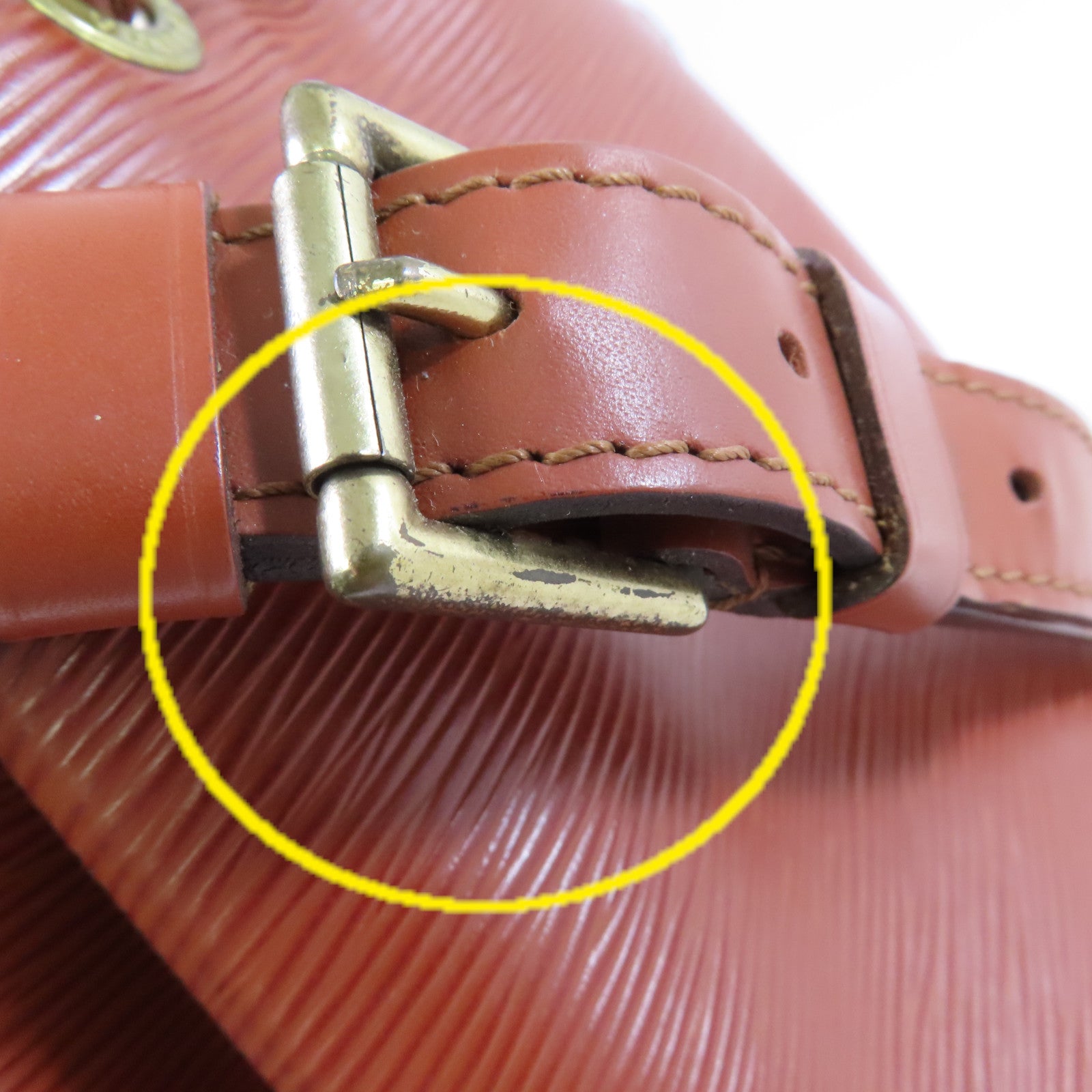 LOUIS VUITTON Epi Noe Shoulder Bag金扣肩背袋啡色