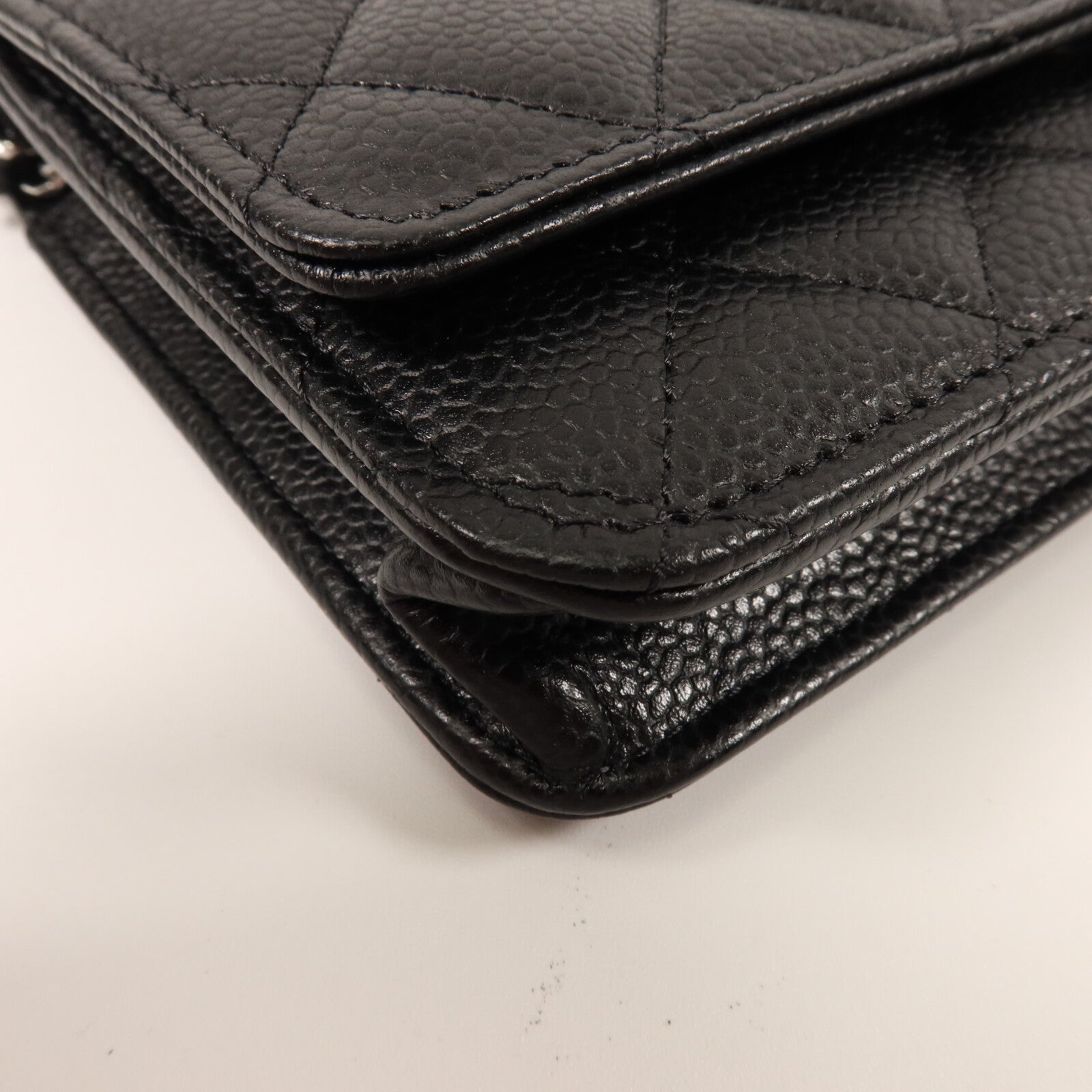 CHANEL 牛皮皮革WOC Wallet On Chain鏈帶肩背袋