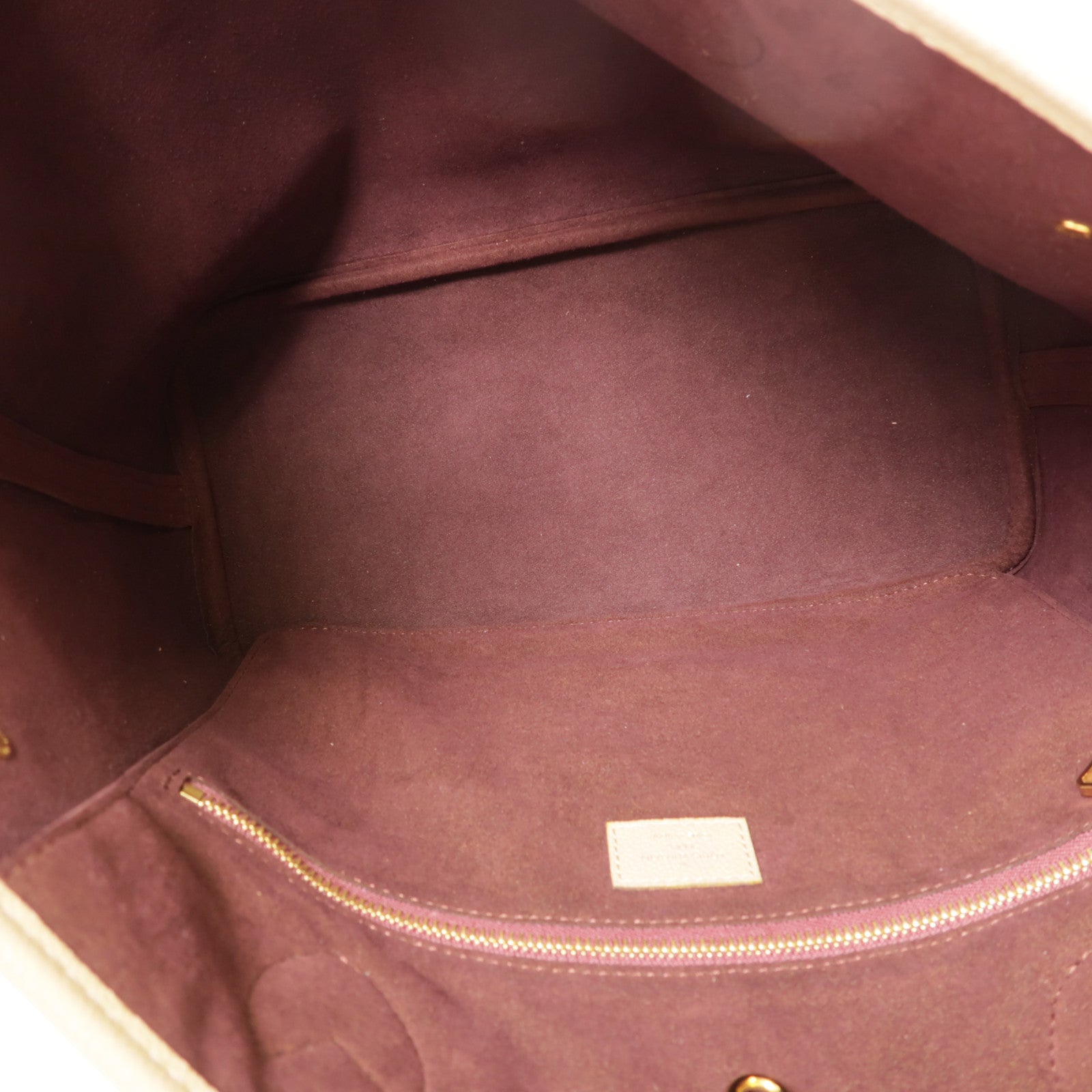 LOUIS VUITTON Monogram Empreinte Neverfull MM金扣肩背袋