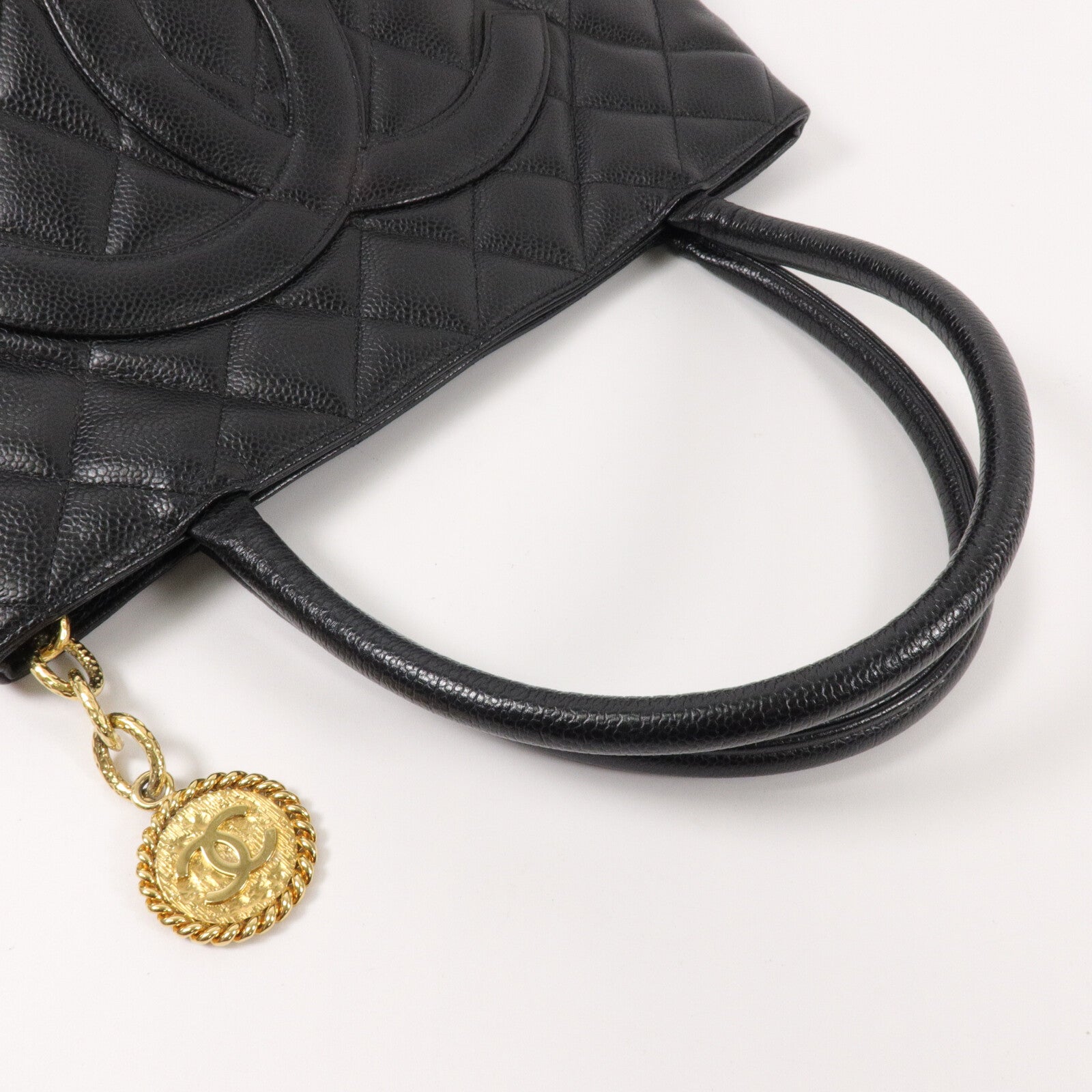 CHANEL 牛皮皮革Medallion Tote手挽袋