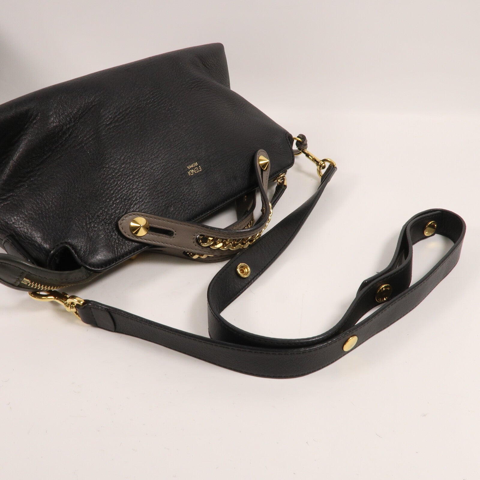 FENDI 牛皮皮革By The Way手挽肩背兩用袋