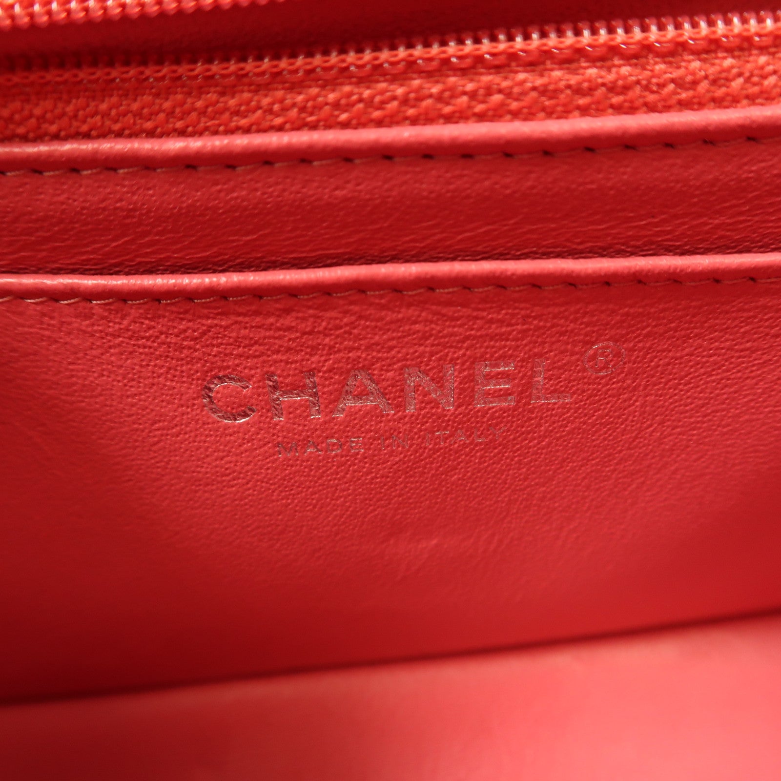 CHANEL 羊皮皮革Mini Classic 20銀扣鏈帶肩背袋粉紅色