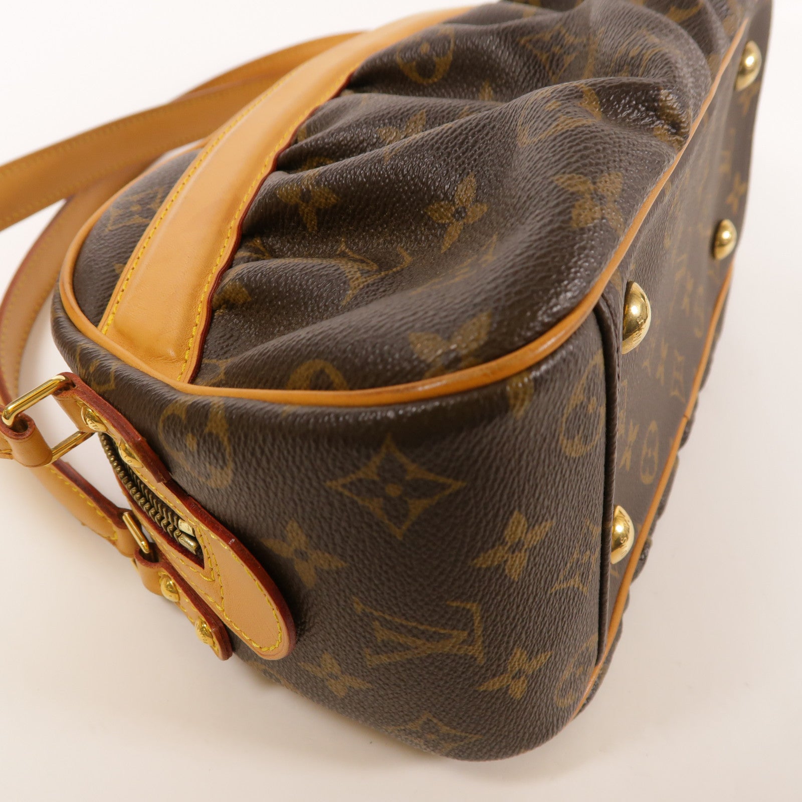 LOUIS VUITTON LV Clara Shoulder Bag M40057 Monogram Brown