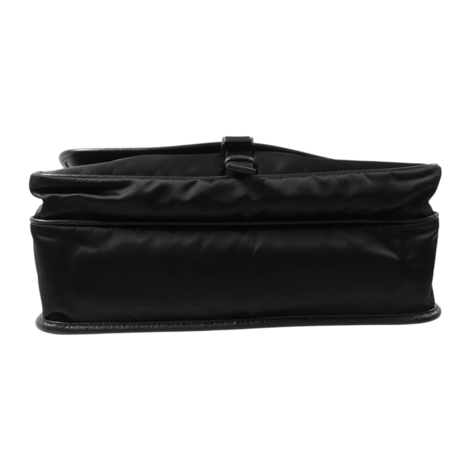 PRADA 尼龍Messenger Bag銀扣肩背袋