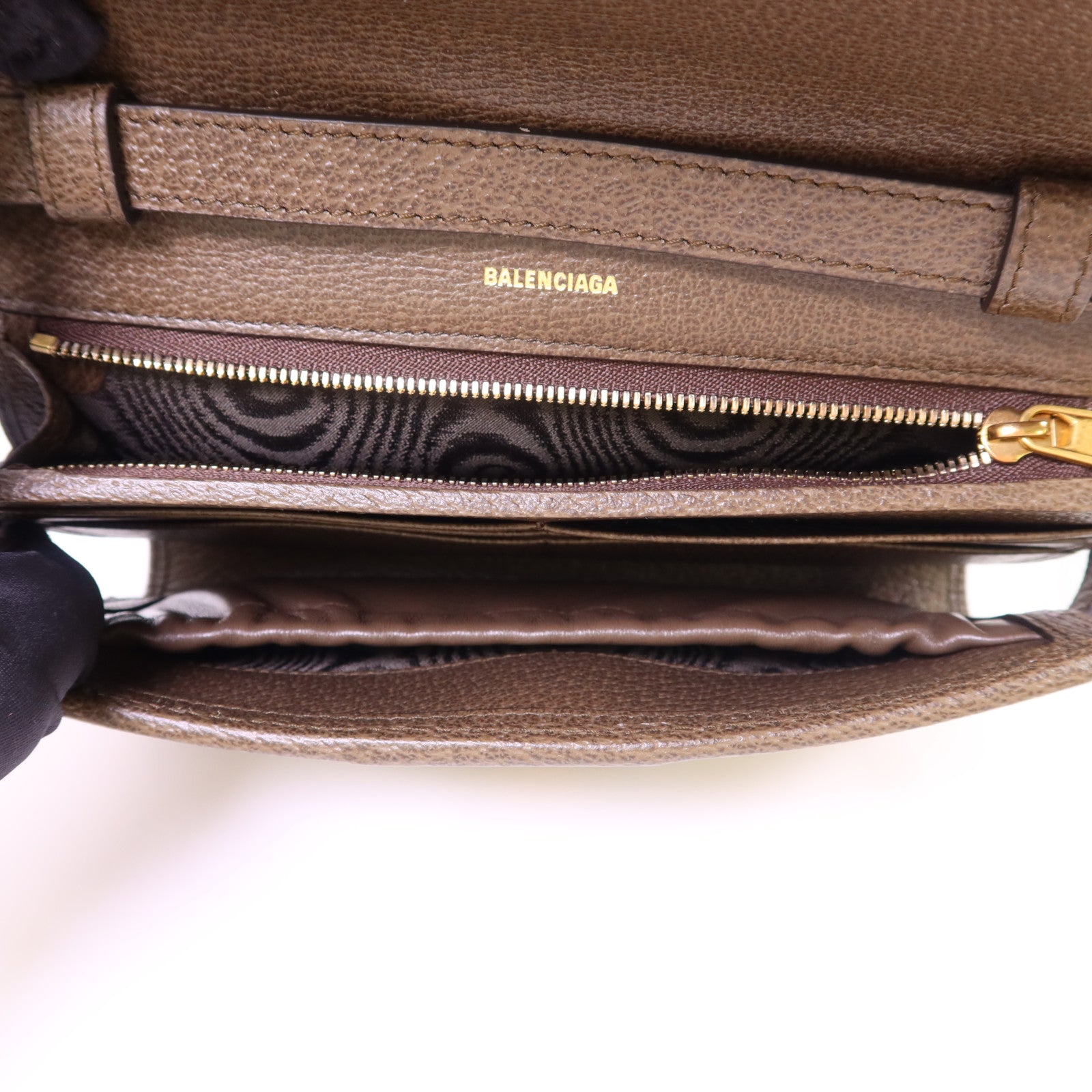 GUCCI 【激減優惠】塗層帆布Gucci x Balenciaga The Hacker Mini Bag金扣肩背袋