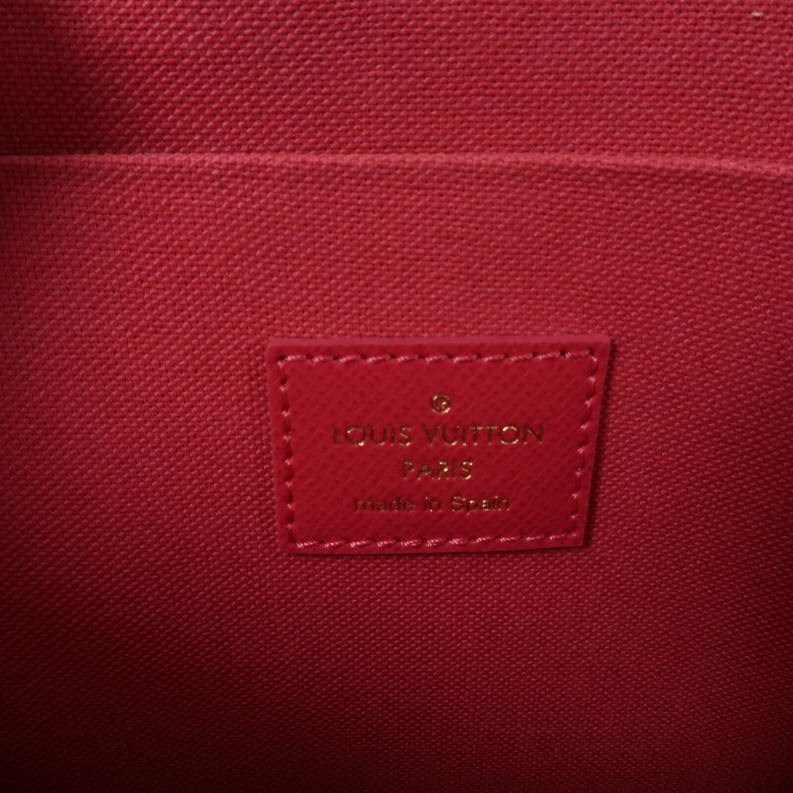 LOUIS VUITTON Monogram Hollywood Xmas Felicie Pochette鏈帶肩背袋