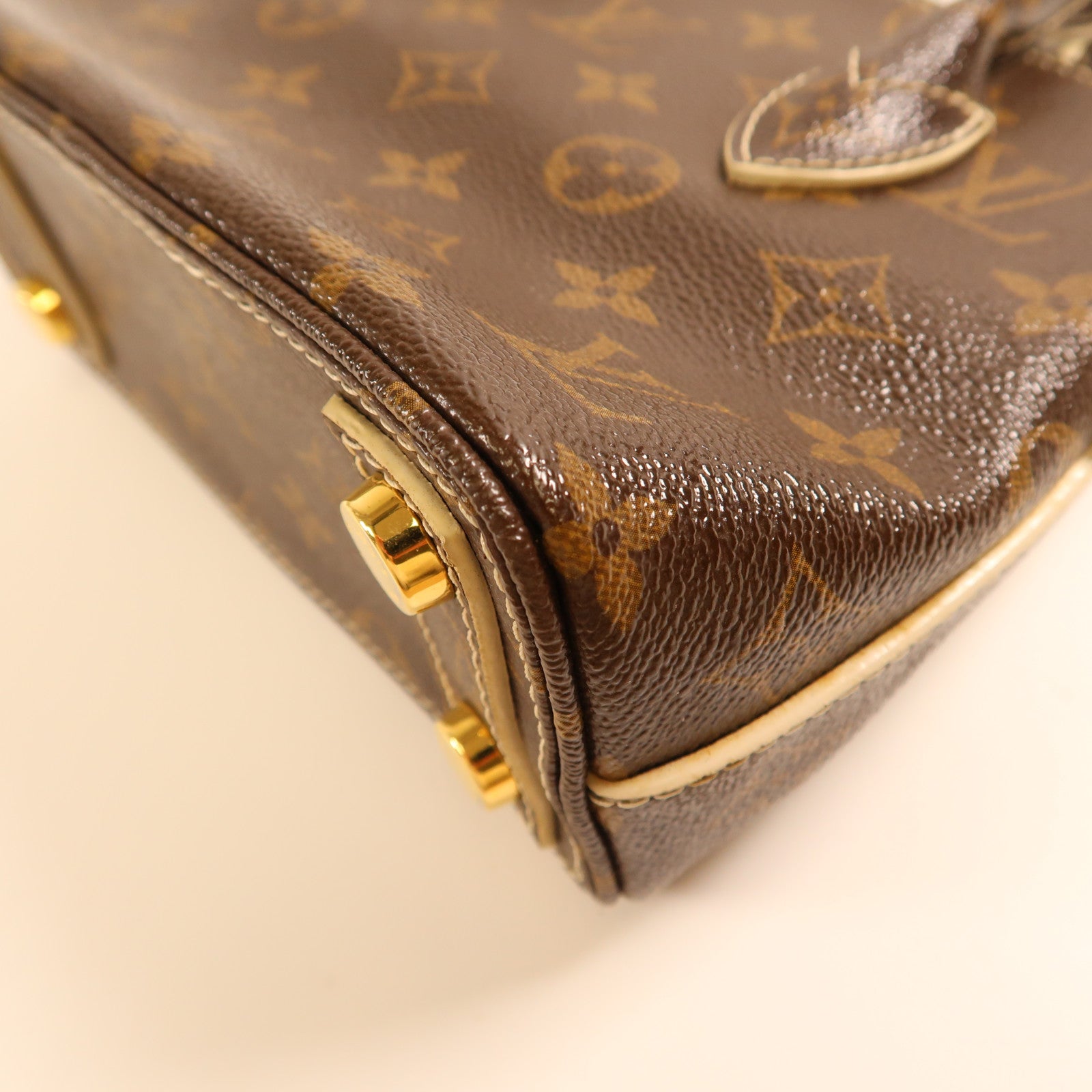 LOUIS VUITTON Monogram Lockit BB金扣手挽袋