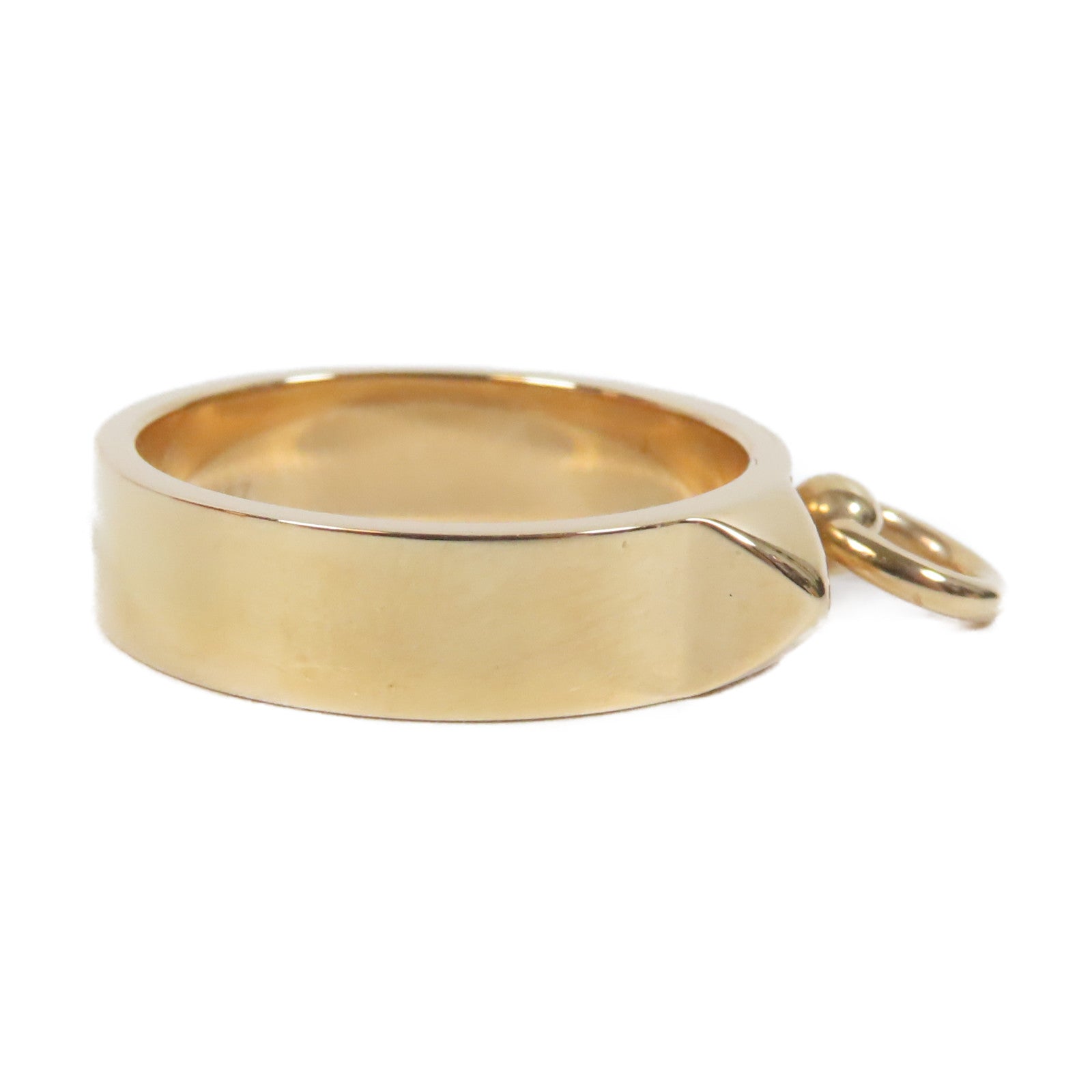 HERMES 18K黃金Colier De Chien Ring戒指US#6.25/Hermes#53