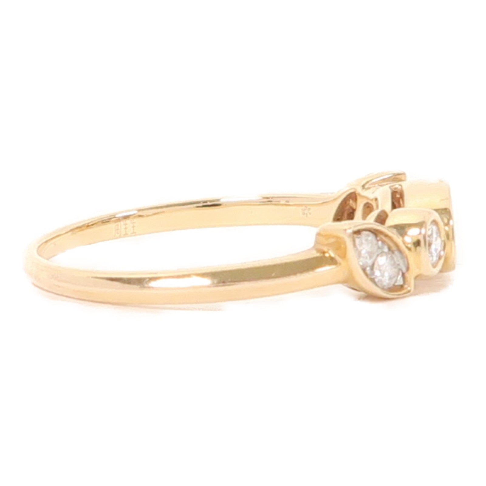 JEWELRY 18K玫瑰金Diamond Ring 0.22ct鑽石戒指US#5.75