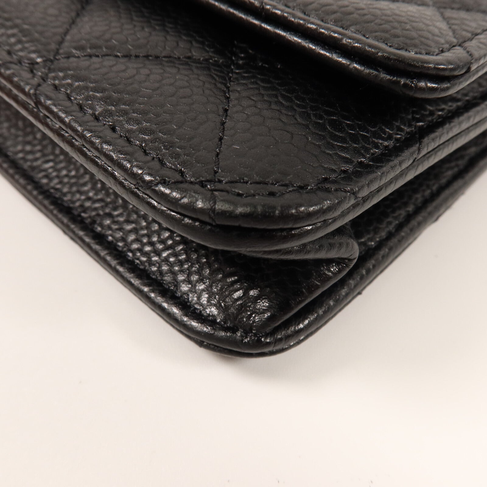 CHANEL 牛皮皮革WOC Wallet On Chain鏈帶肩背袋