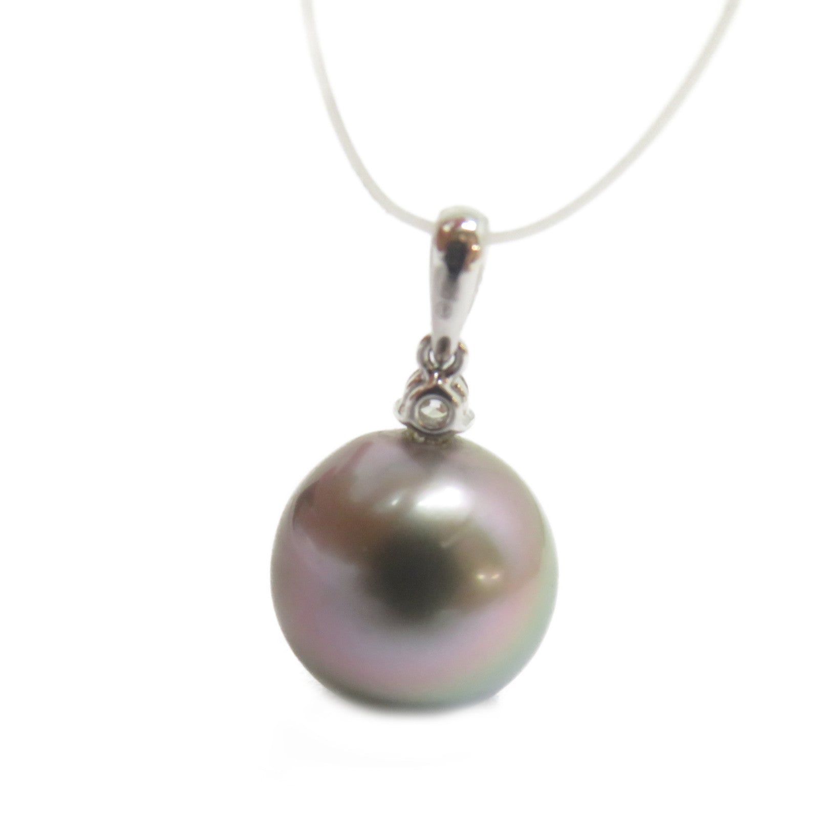 JEWELRY 18K白金Pearl Pendant Top