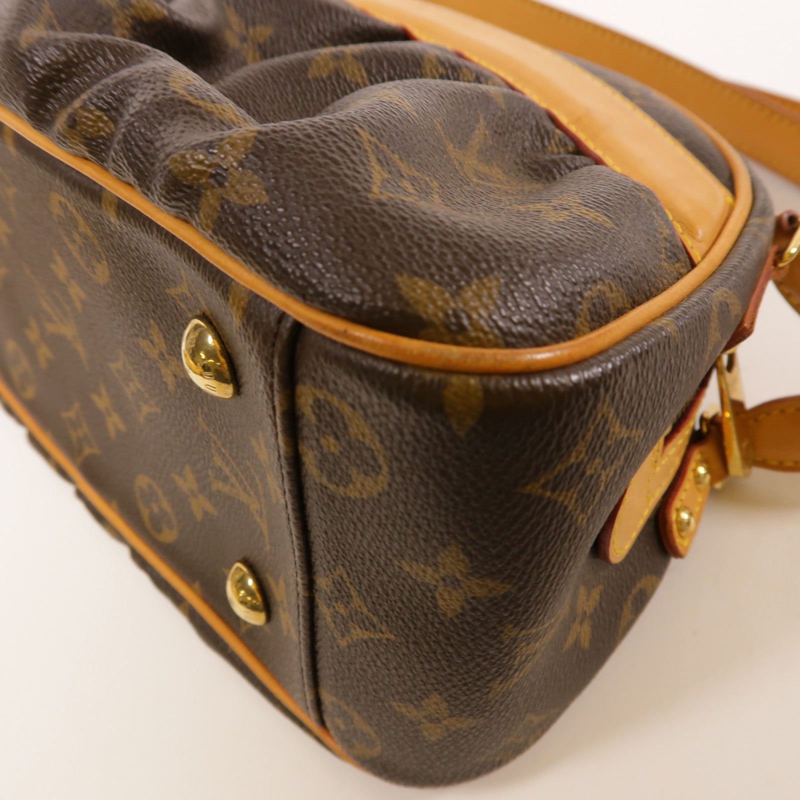 LOUIS VUITTON LV Clara Shoulder Bag M40057 Monogram Brown