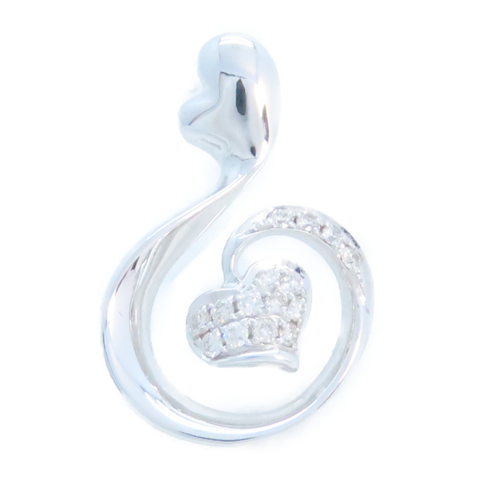 JEWELRY 【激減優惠】18K白金/鑽石Diamond Pendant Top吊墜頭扣