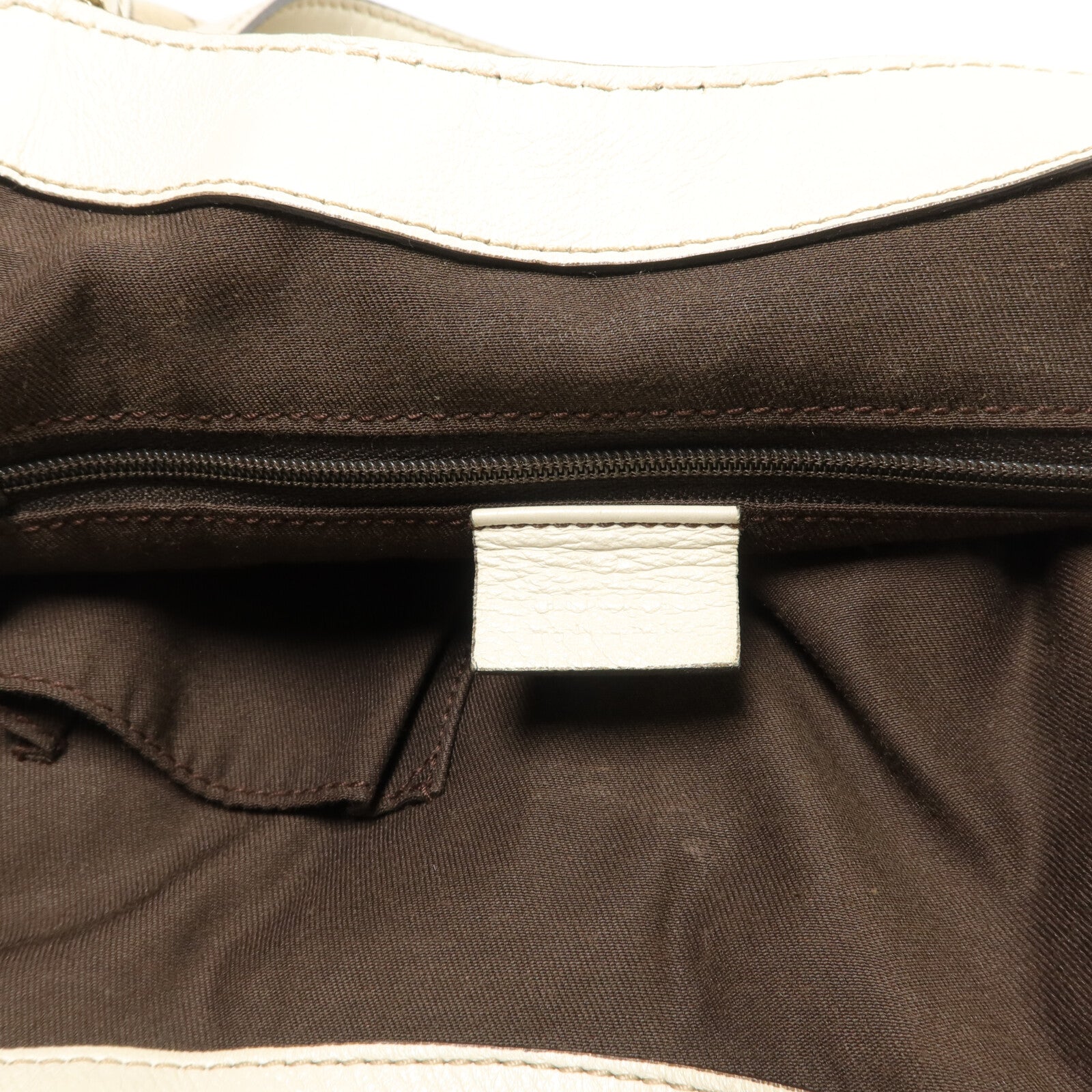 GUCCI 帆布/牛皮皮革Web Flap Tote肩背袋